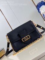 Louis Vuitton LV Dauphine Bags Handbags Black Cowhide Spring/Summer Collection Fashion M25209