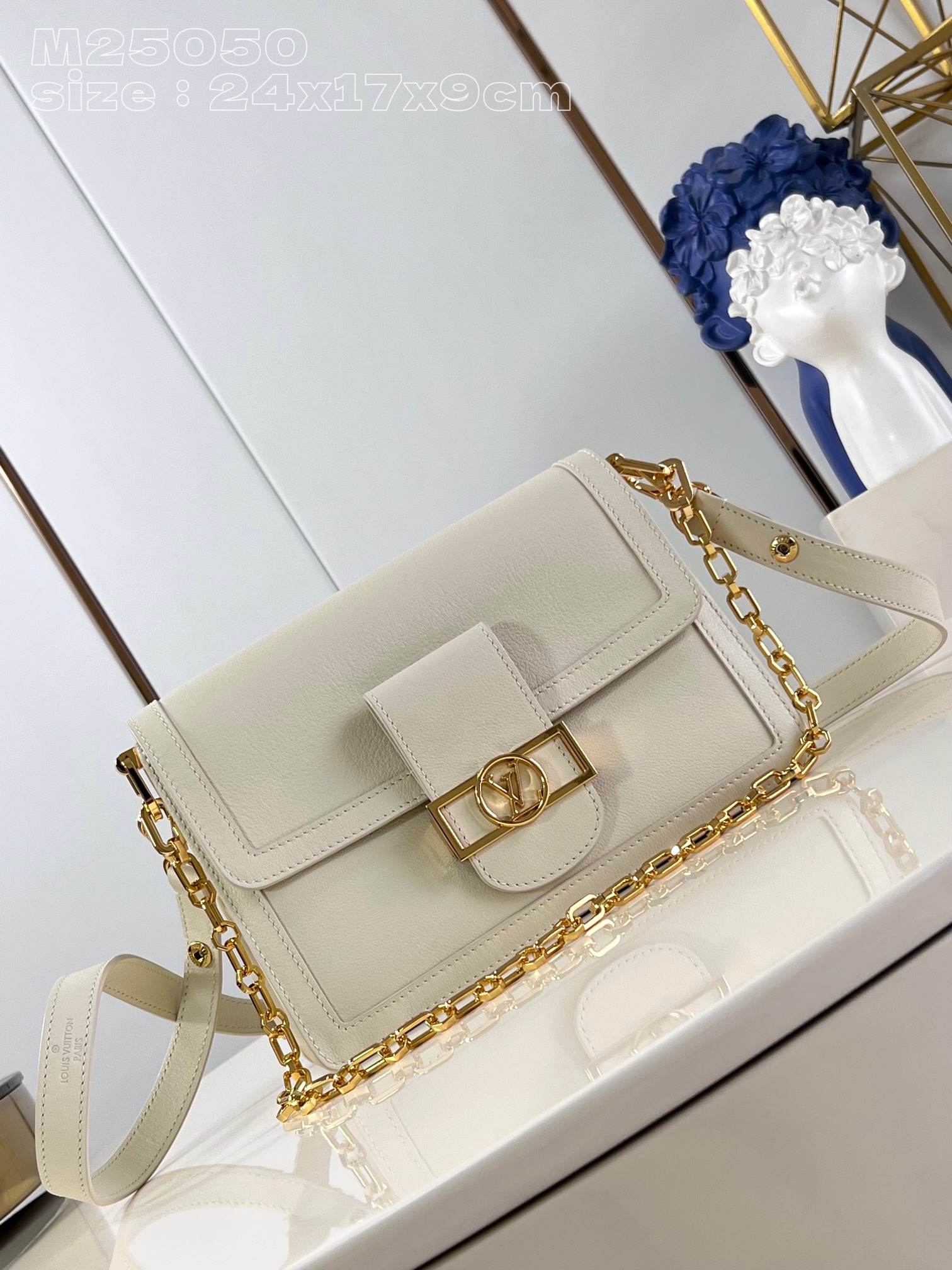 Louis Vuitton LV Dauphine New
 Bags Handbags White Cowhide Spring/Summer Collection Fashion M25050