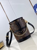 Louis Vuitton LV Cannes Bags Handbags Weave Monogram Canvas Chains M83480