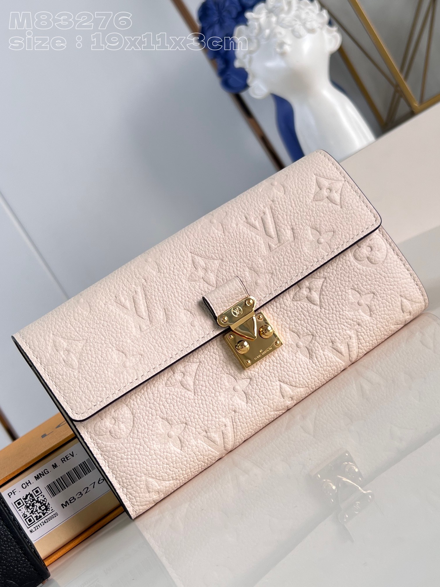 Beste kwaliteit nep
 Louis Vuitton Goud Wit Empreinte​ M83276