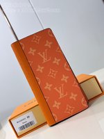 Louis Vuitton Wallet Orange Monogram Canvas M30889