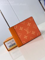 Louis Vuitton Wallet Orange Monogram Canvas M30995