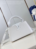 Louis Vuitton LV Capucines Best
 Bags Handbags White Cowhide Mini M48865