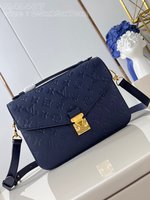 Louis Vuitton LV Pochette MeTis Bags Backpack Handbags Blue Dark Empreinte​ M41487