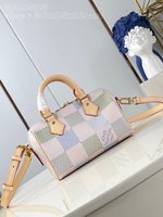 Louis Vuitton LV Speedy Handbags Travel Bags Pink Printing Canvas N40515