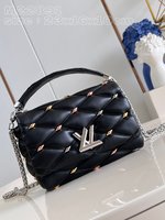 Louis Vuitton Designer
 Bags Handbags Black Sheepskin LV Twist M22891