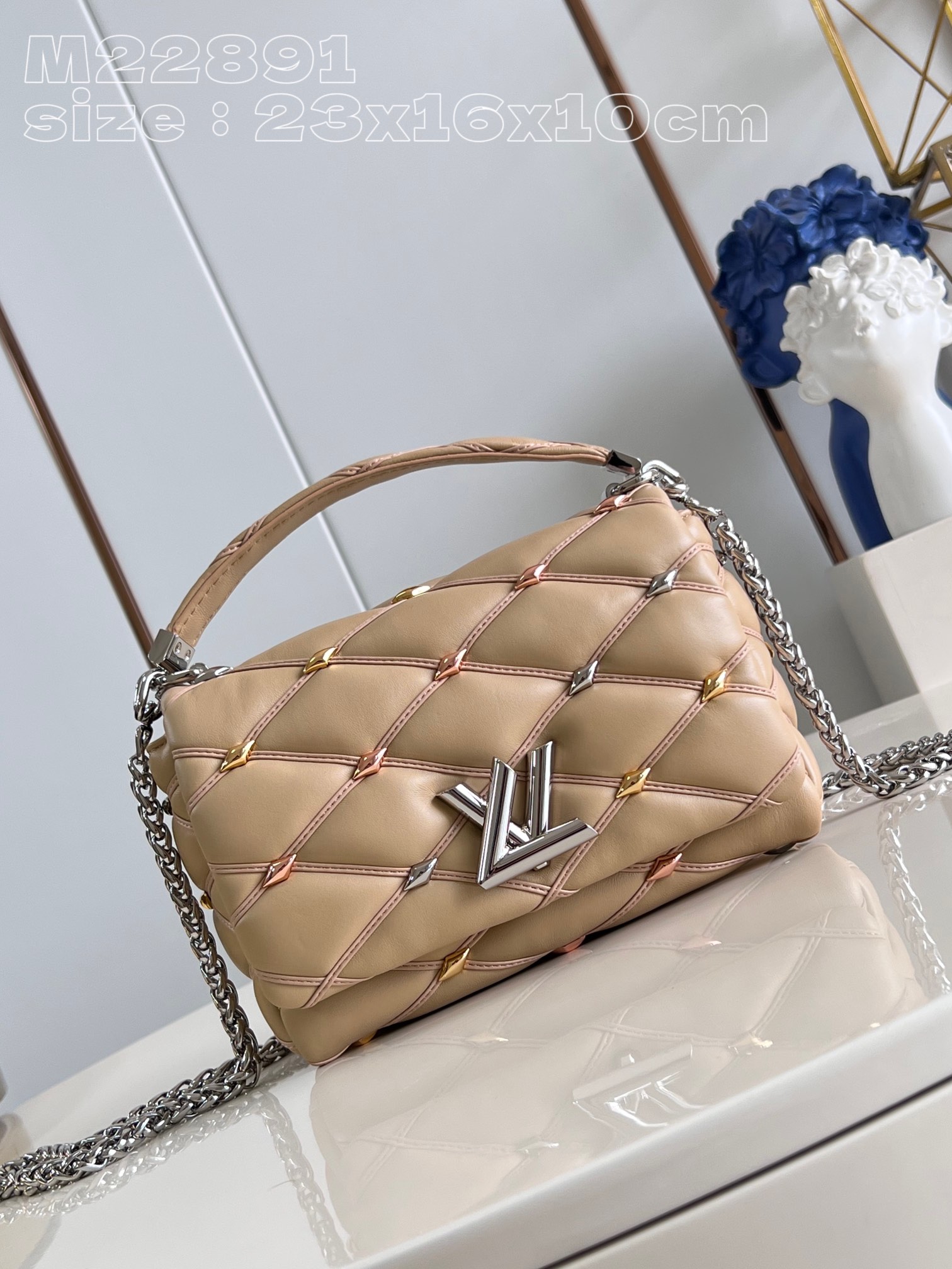 Louis Vuitton Bags Handbags mirror copy luxury
 Apricot Color Sheepskin LV Twist M22891