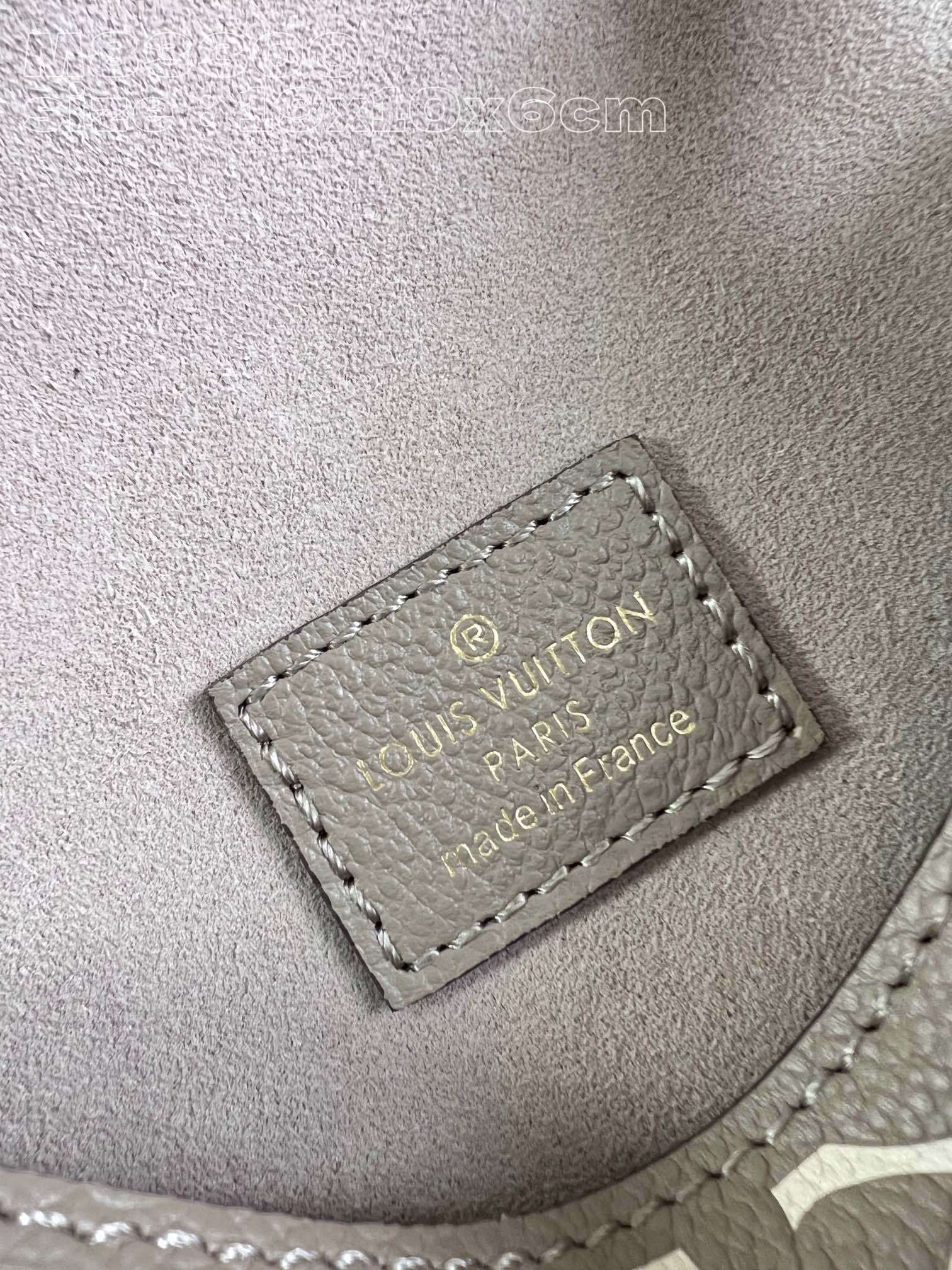 顶级原单M83300灰丝印本款NanoDiane手袋以MonogramEmpreinte皮革浓缩Dian