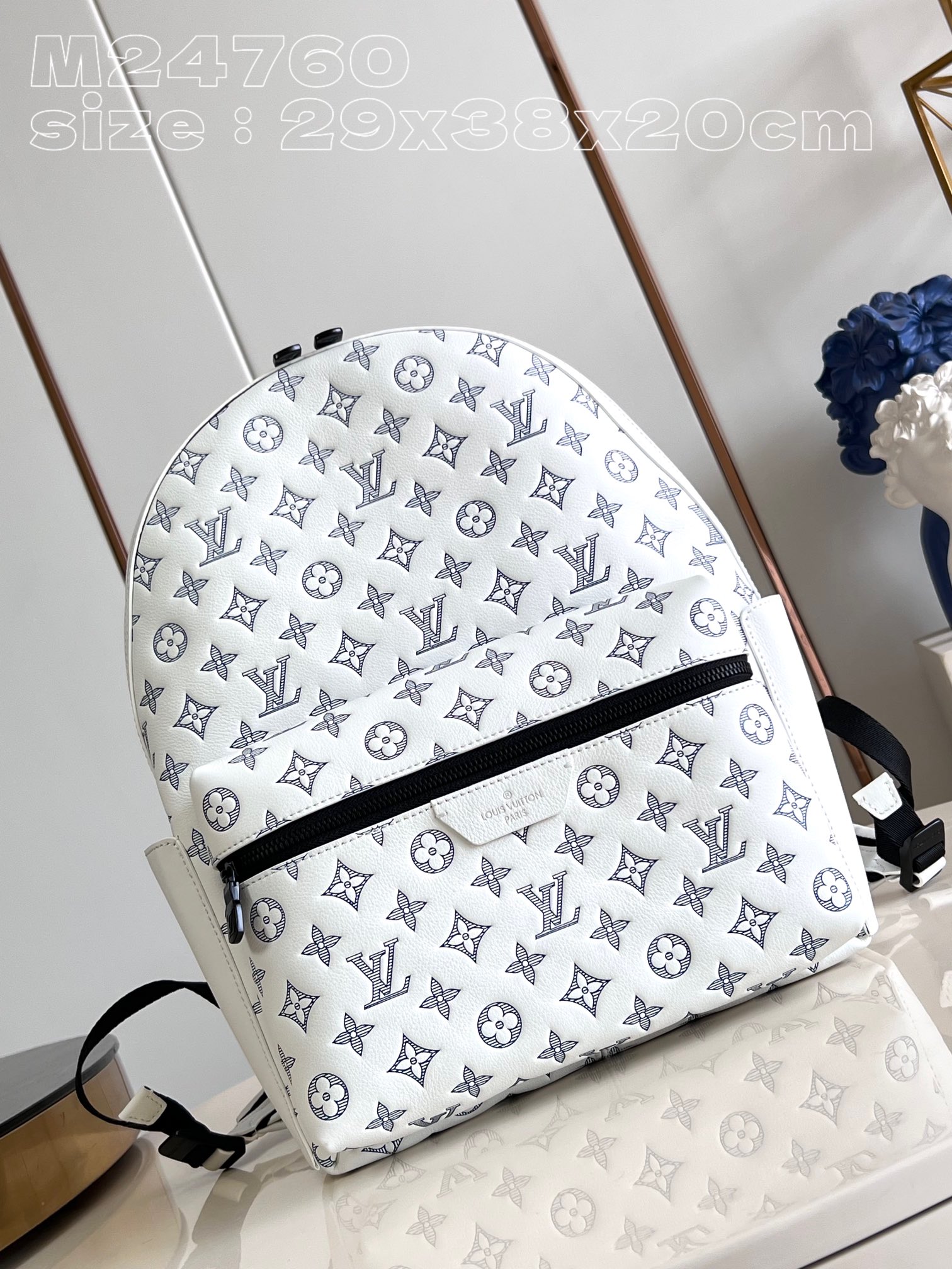 Louis Vuitton LV Discovery Bags Backpack White Printing M24760