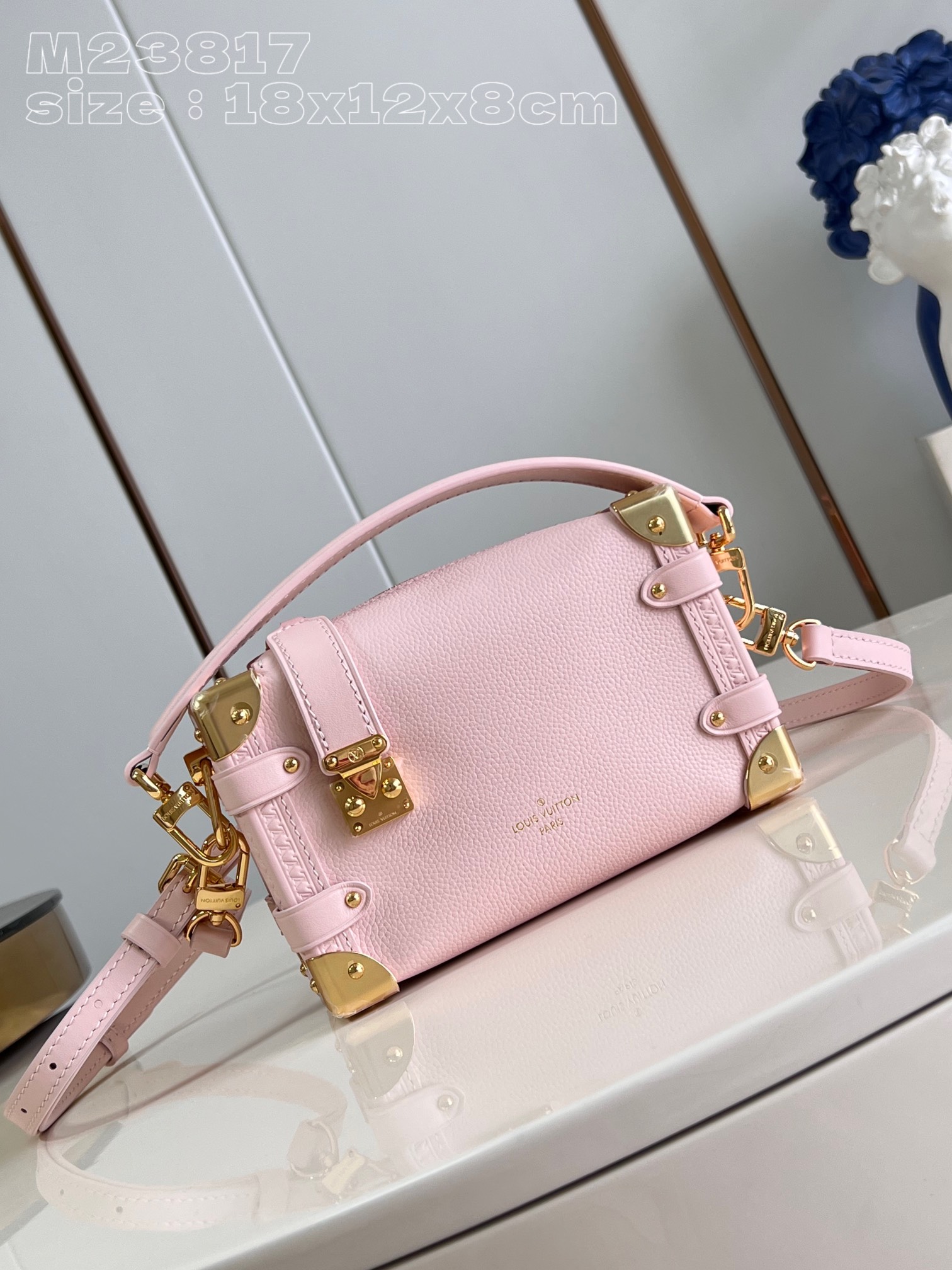 Bags Handbags Pink Cowhide M23817