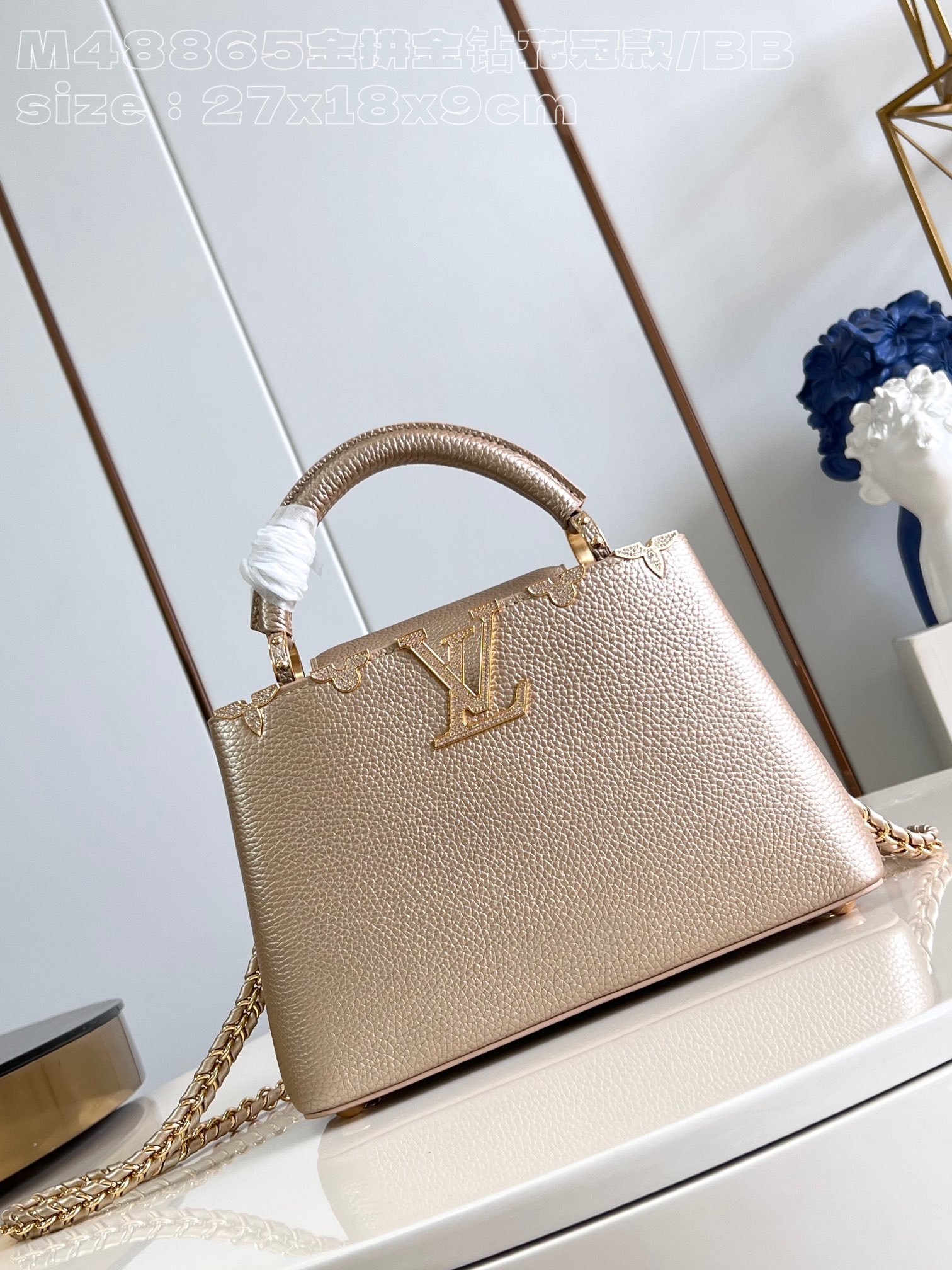 Louis Vuitton LV Capucines Bags Handbags Buy AAA Cheap
 Calfskin Cowhide M48865