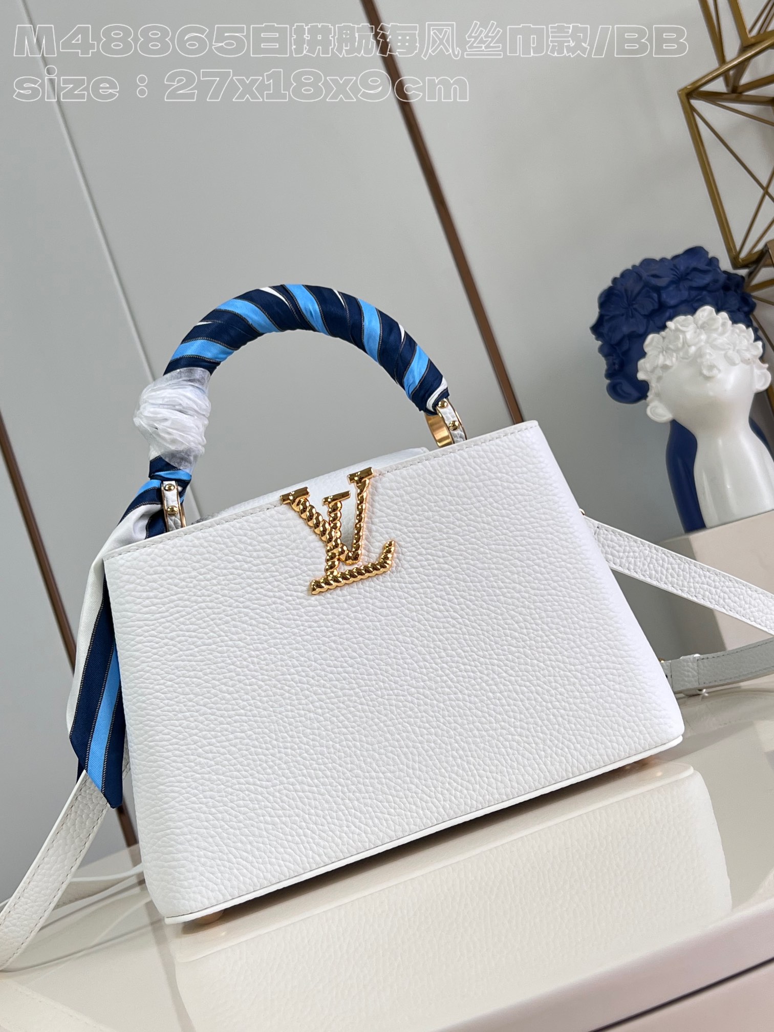 Louis Vuitton LV Capucines Bags Handbags Perfect Replica
 White Calfskin Cowhide M48865