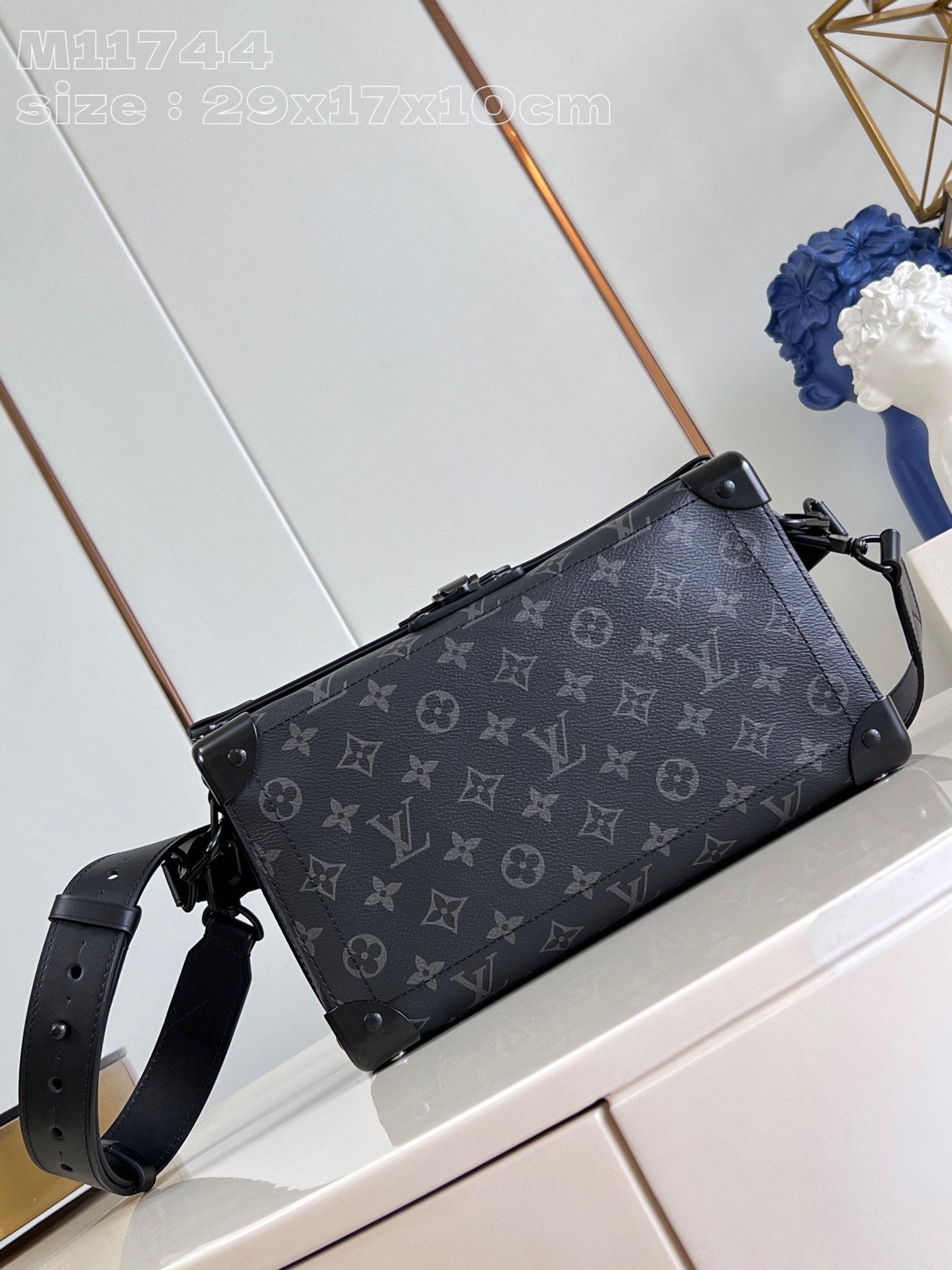 Louis Vuitton Handbags Crossbody & Shoulder Bags Black Monogram Eclipse Canvas M11744