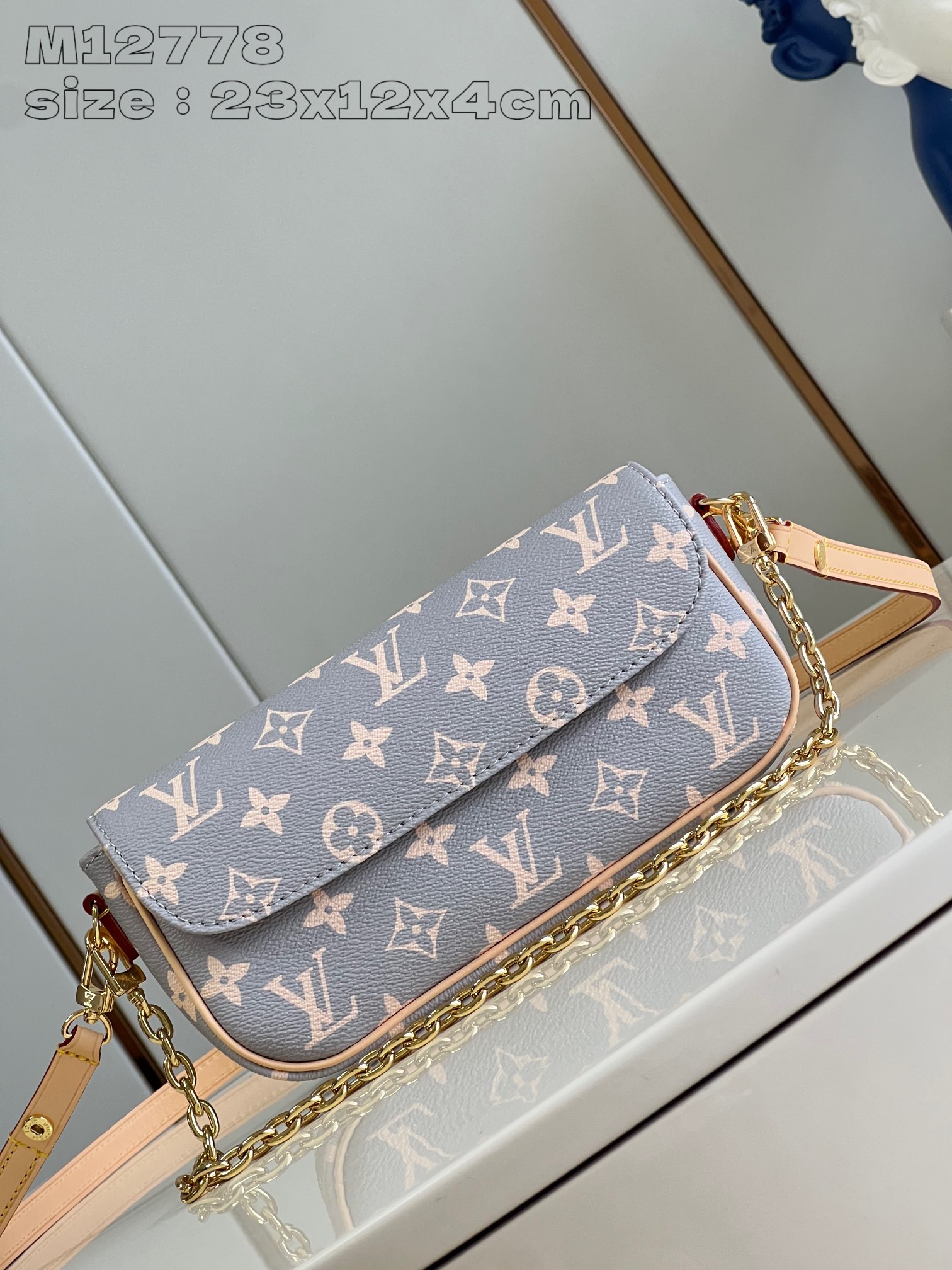 Artículo original de primera calidad, fotos exclusivas M12778】Este bolso Wallet On Chain Ivy se inspira en los colores …