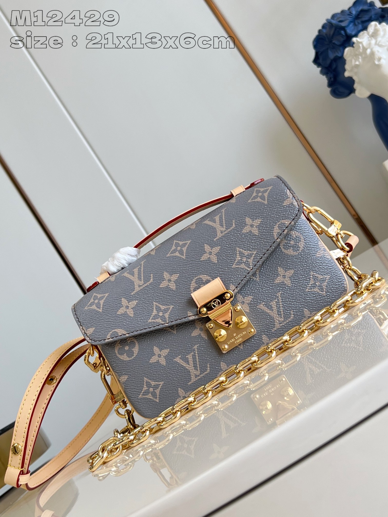 Louis Vuitton LV Pochette MeTis Wholesale
 Bags Handbags Monogram Canvas Cowhide Fall/Winter Collection M12429