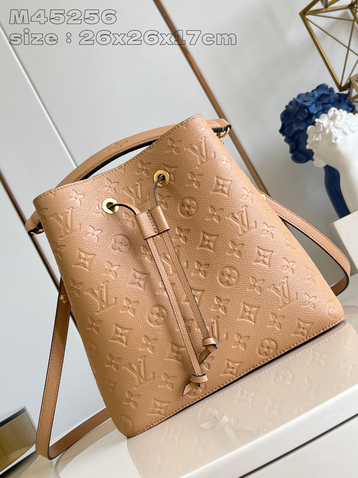 Louis Vuitton LV NeoNoe Taschen Eimertaschen Gelb Empreinte​ M45256