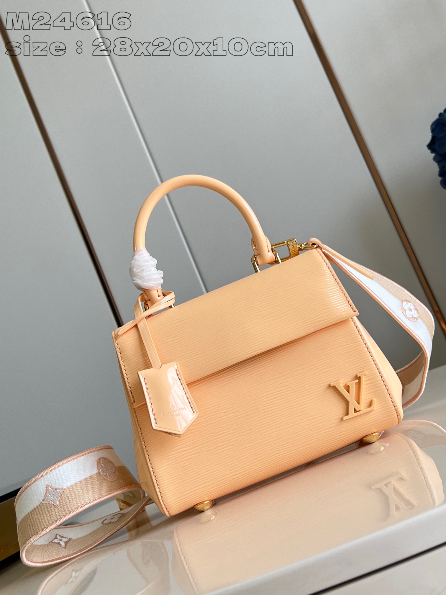 Louis Vuitton LV Cluny 1:1
 Bags Handbags High Quality Replica Designer
 Apricot Color Epi Resin Casual M24616