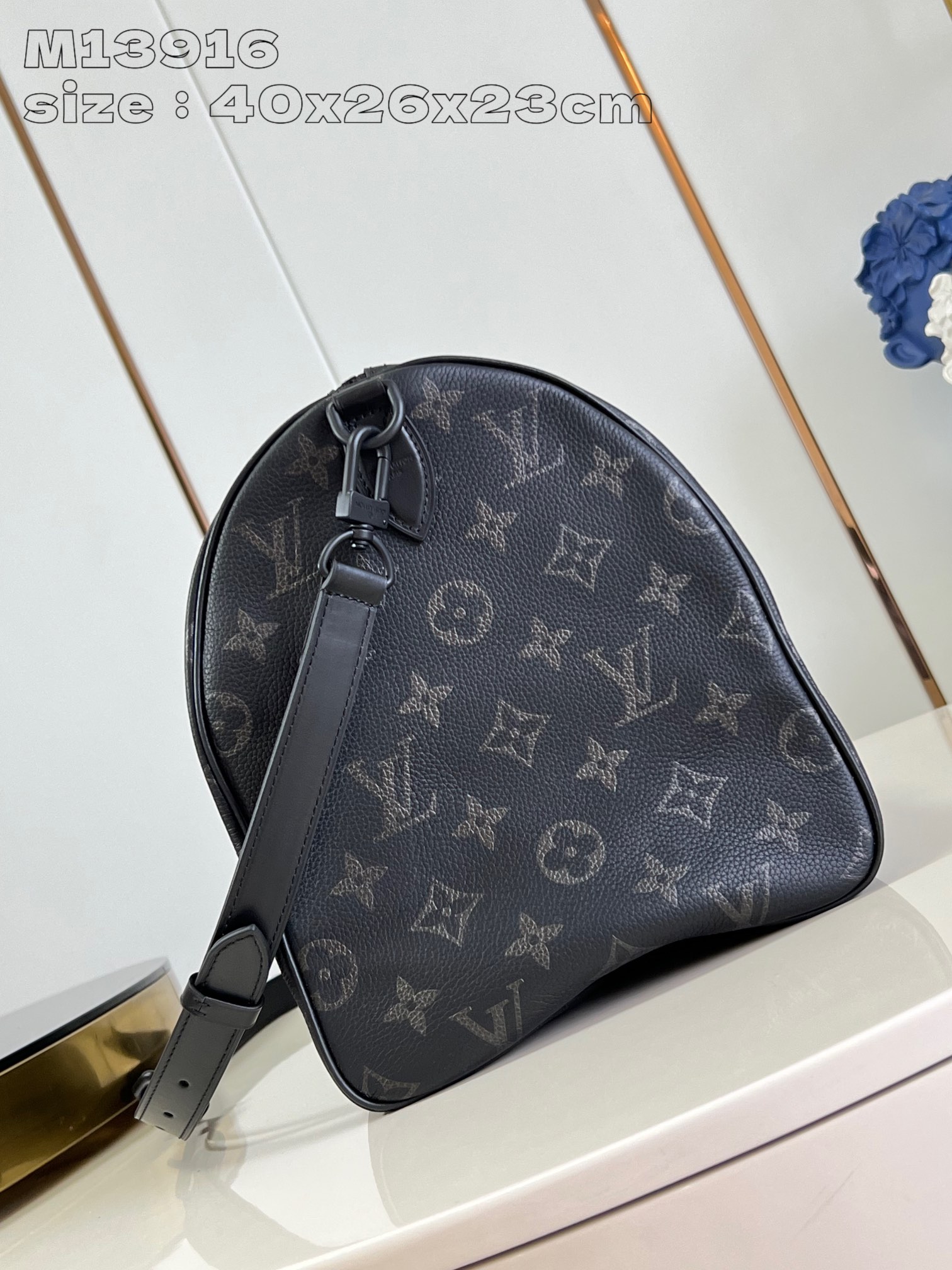 顶级原单M13916黑皮印花本款SpeedyBandoulière40MonogramLeather手袋