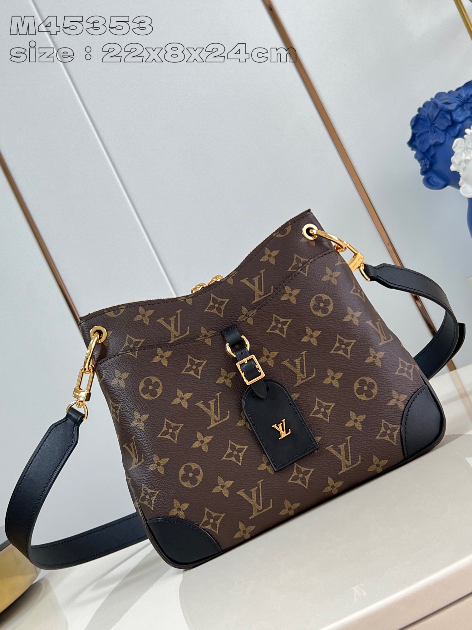 Louis Vuitton LV Odeon Aaaa
 Borse Borsette Nero Monogram Canvas Tela Collezione Autunno/Inverno M45353