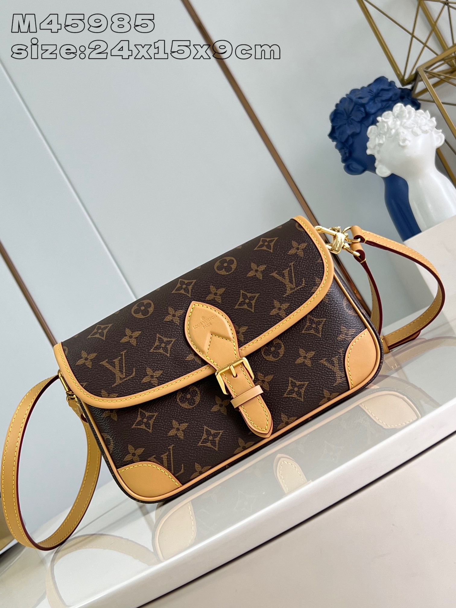 Unsurpassed Quality
 Louis Vuitton LV Diane Bags Handbags Monogram Canvas Vintage M45985