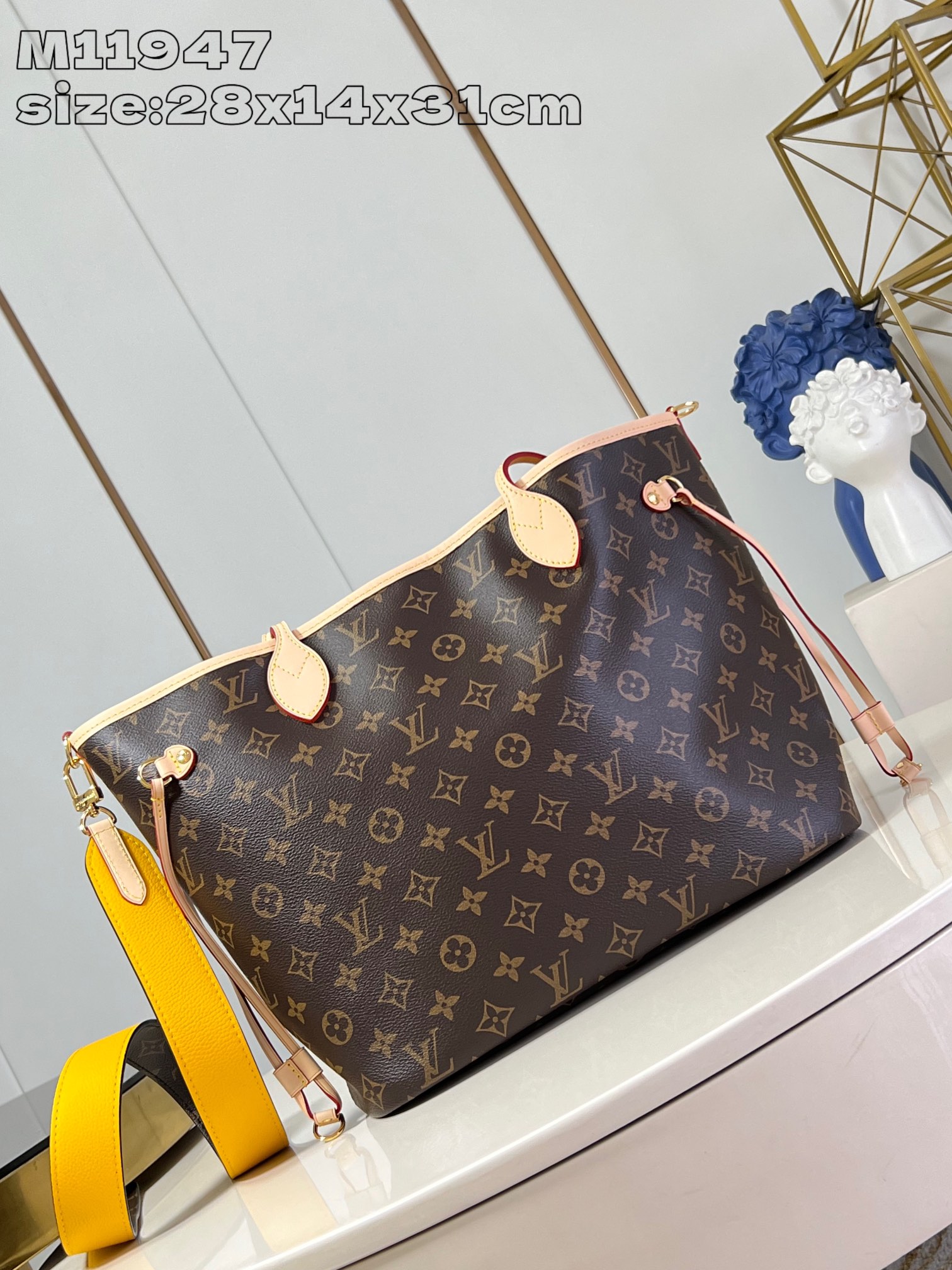 Louis Vuitton LV Neverfull Bags Handbags Monogram Canvas Fabric 1947 M11947