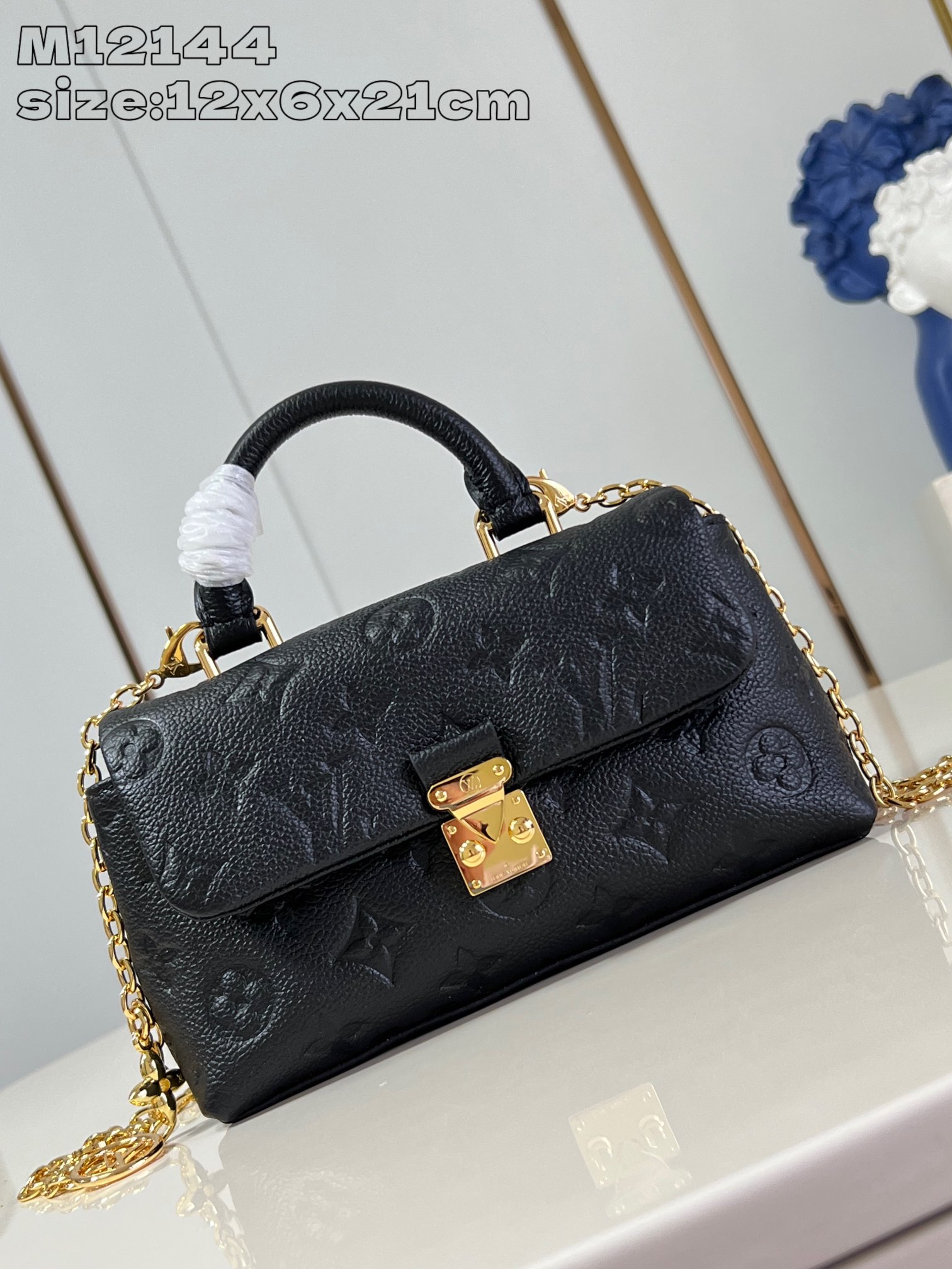 What best replica sellers
 Louis Vuitton Bags Handbags Black Empreinte​ LV Circle Chains M12144