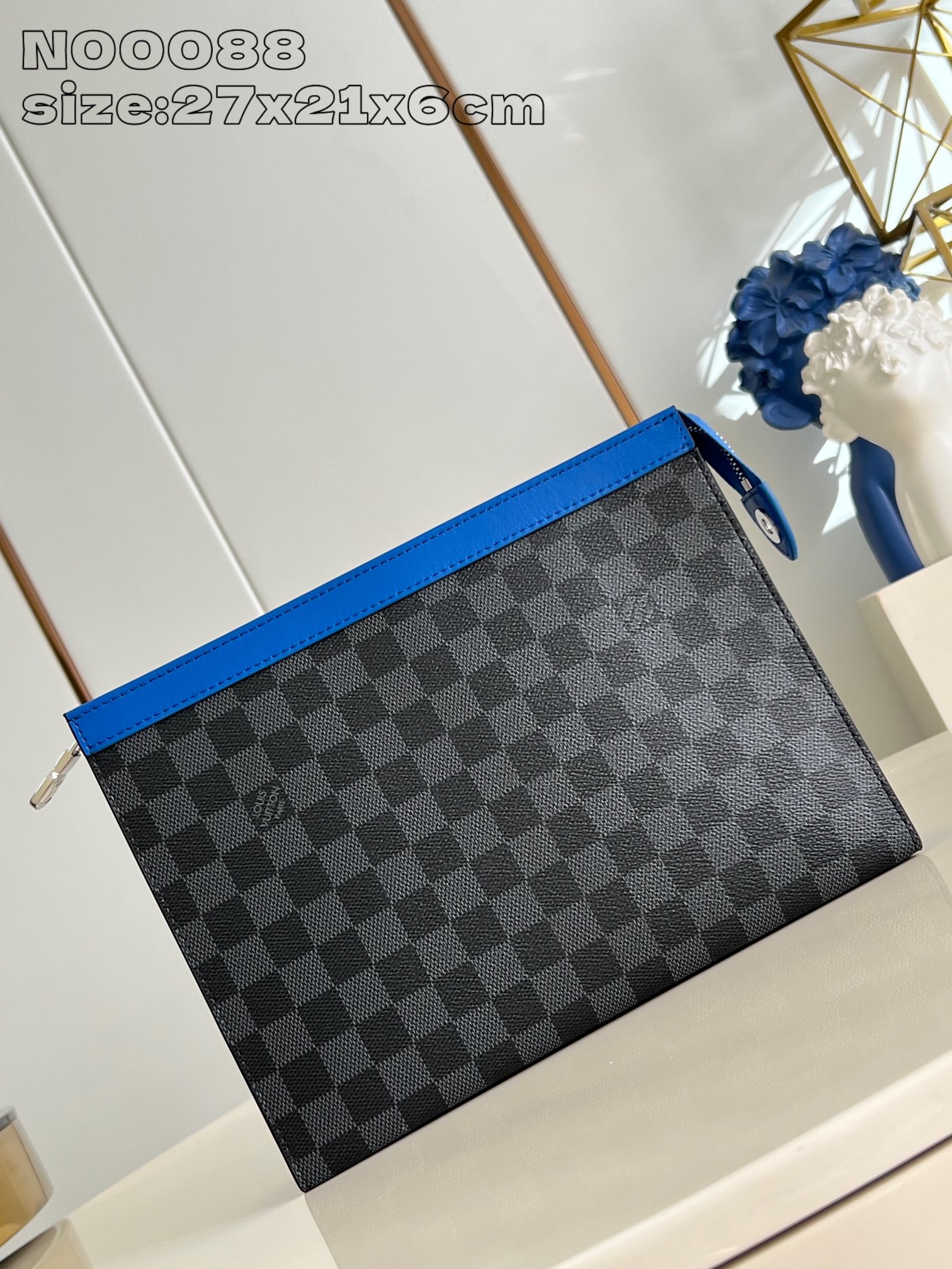 Louis Vuitton Bags Handbags Best Site For Replica
 Black Grey Monogram Canvas Pochette N00088