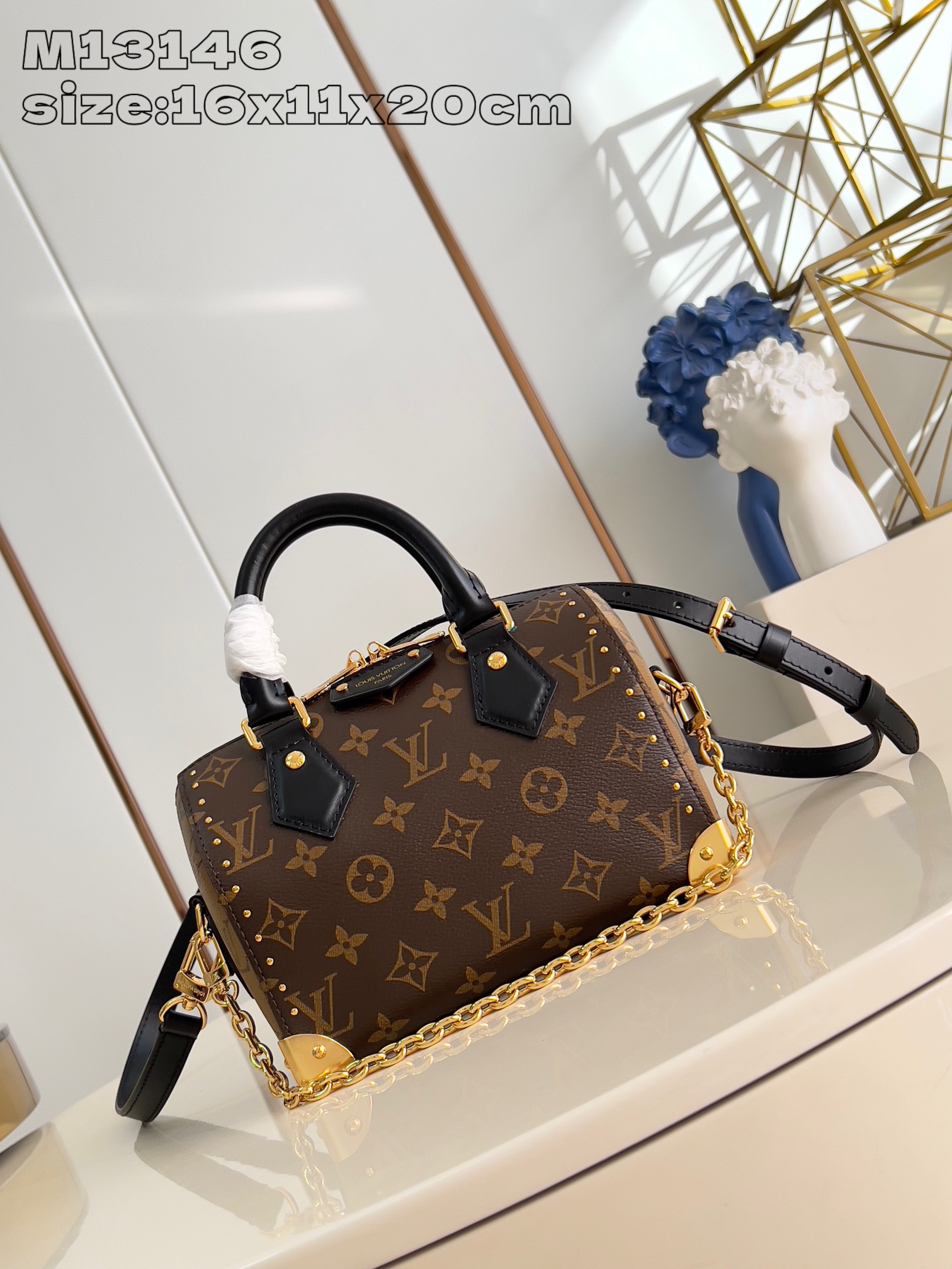 Louis Vuitton LV Speedy Bags Handbags 7 Star Quality Designer Replica
 Monogram Canvas Spring Collection Chains M13146