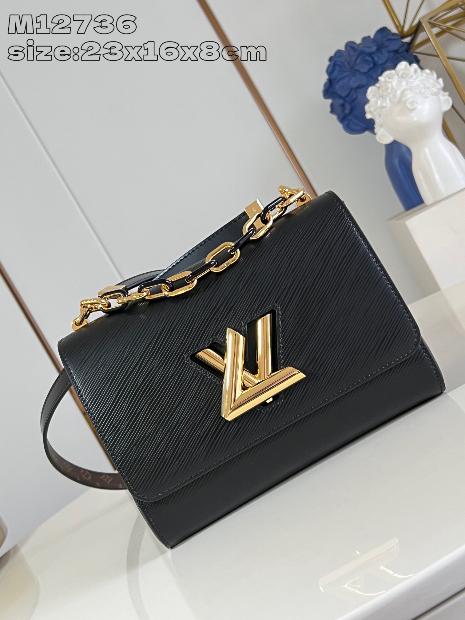 Best Site For Replica
 Louis Vuitton Bags Handbags Black Gold Epi LV Twist M12736