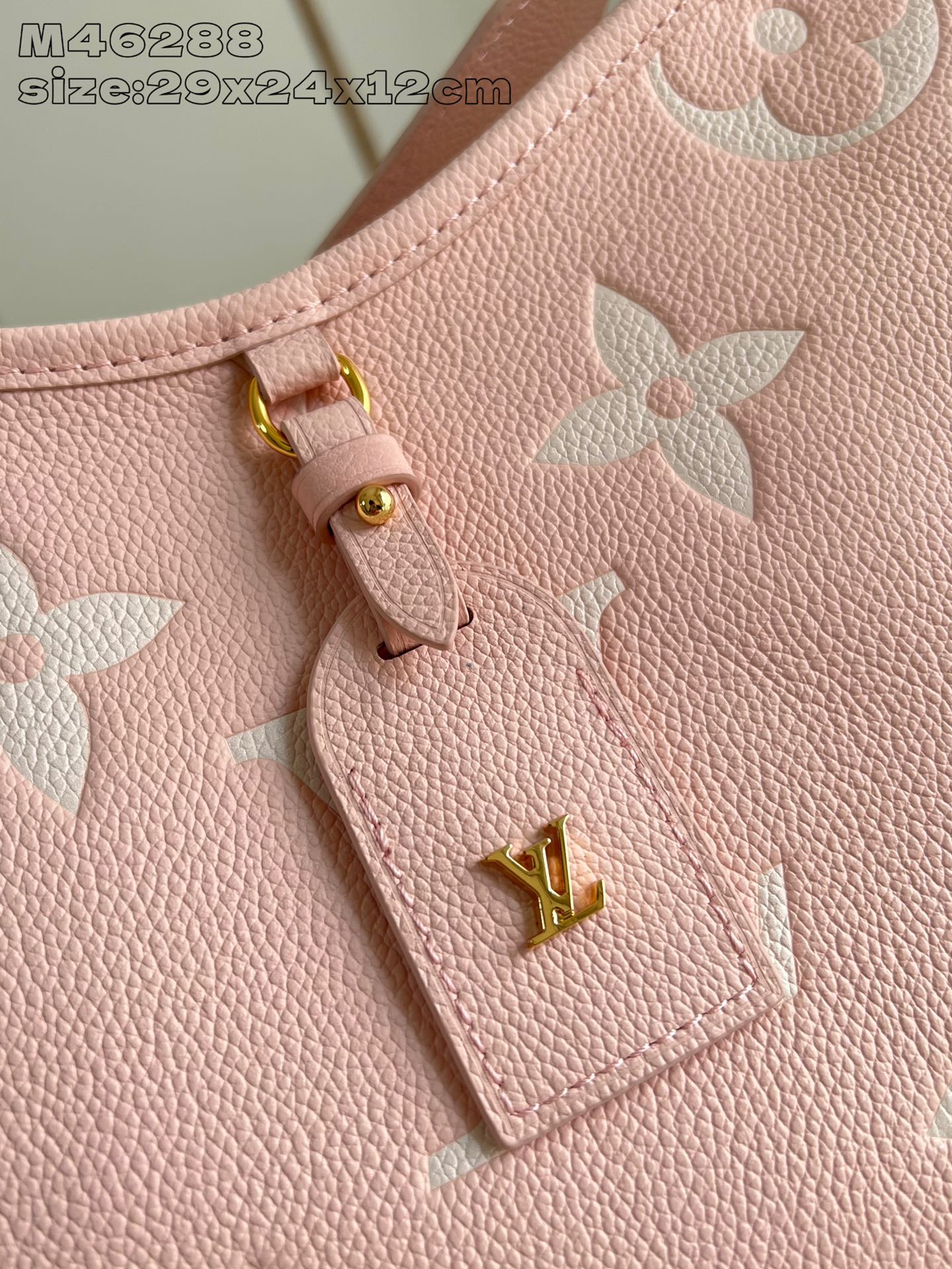 【顶级原单 M46288奶昔粉 】 M14209 CarryAll 小号手袋取材 Monogram Em