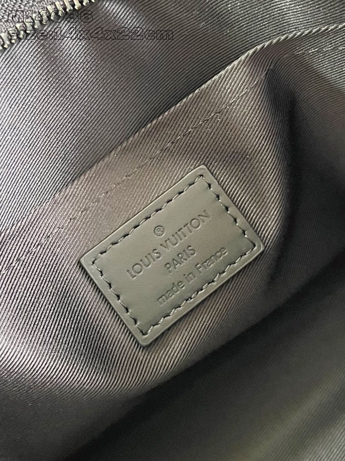 【顶级原单 M14036老花 】本款 Gaston 迷你手袋以 Monogram Macassar 涂层