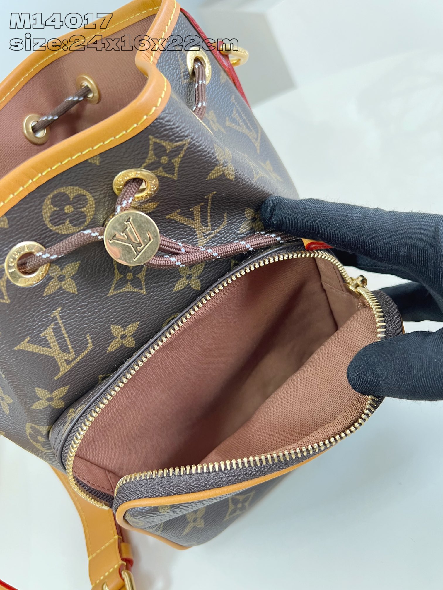 【顶级原单 M14017老花 】路易威登 Noé Cargo 水桶包以 Monogram 帆布构型，配以