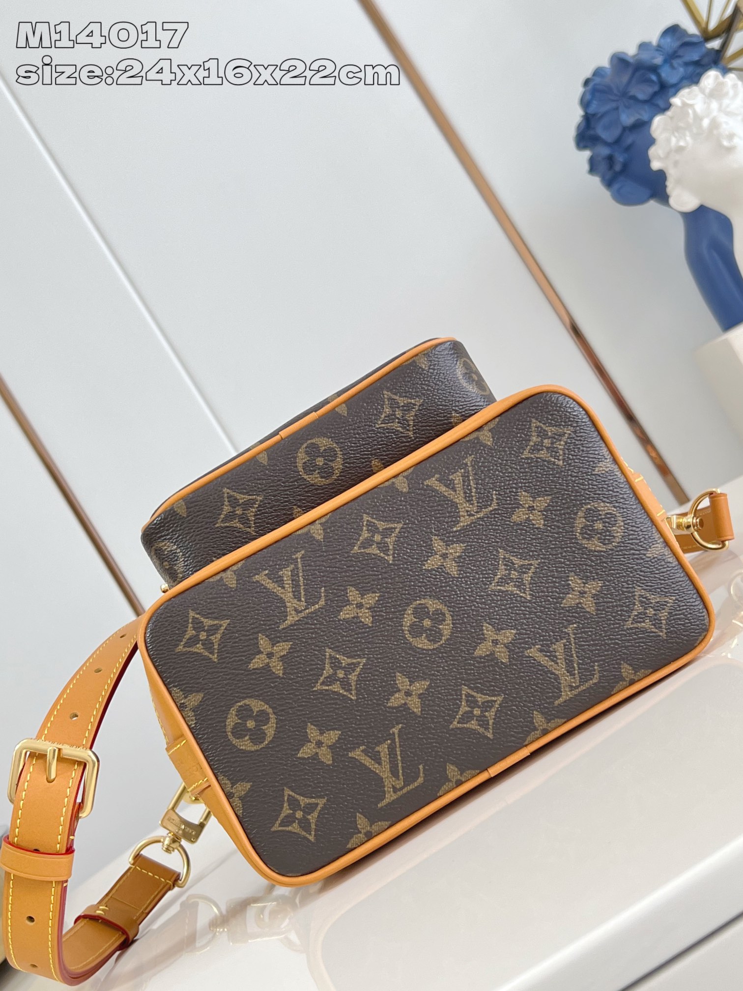 【顶级原单 M14017老花 】路易威登 Noé Cargo 水桶包以 Monogram 帆布构型，配以