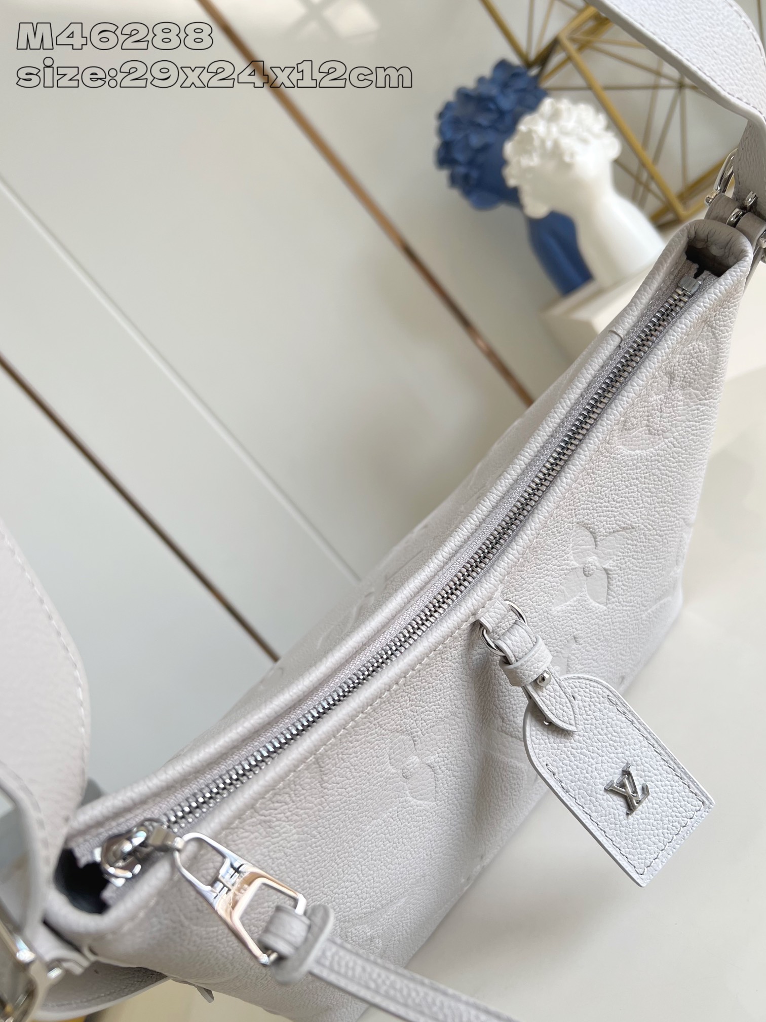 【顶级原单 M46288芋泥紫压花 】M12917  CarryAll 小号手袋取材 Monogram 