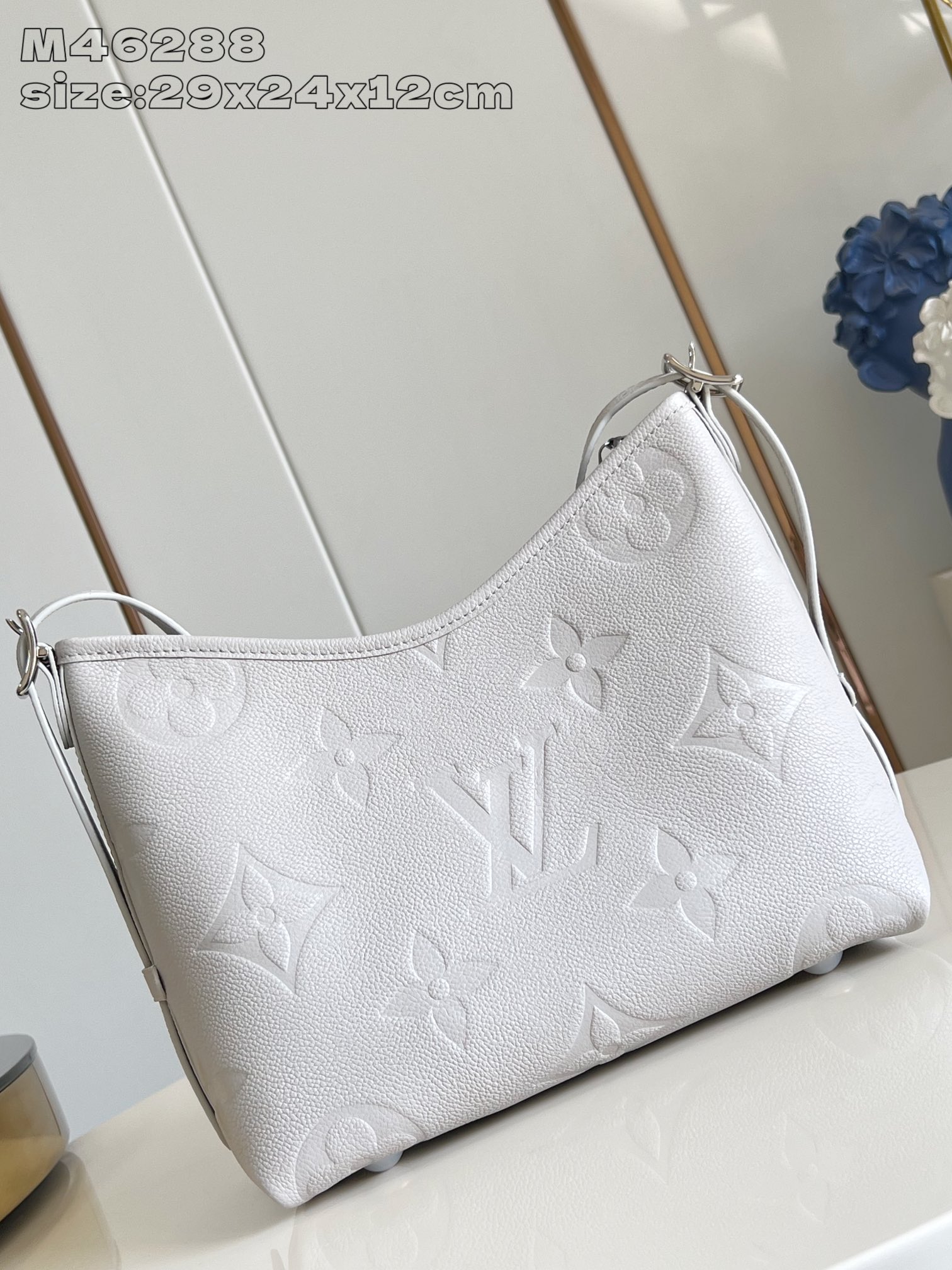 【顶级原单 M46288芋泥紫压花 】M12917  CarryAll 小号手袋取材 Monogram 