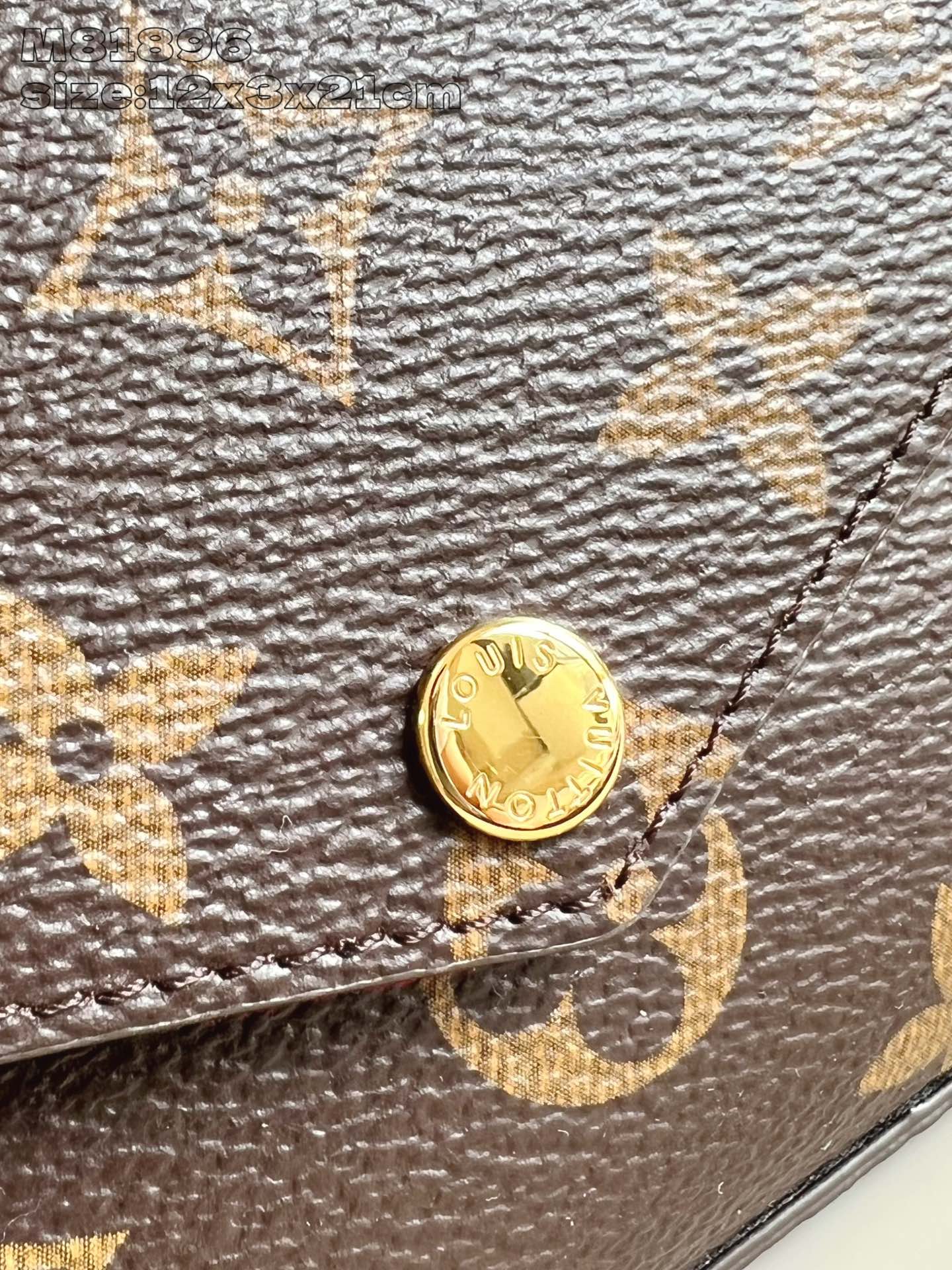 【顶级原单 M81896老花 】本款 Pochette Félicie 链条包选用 Monogram 帆