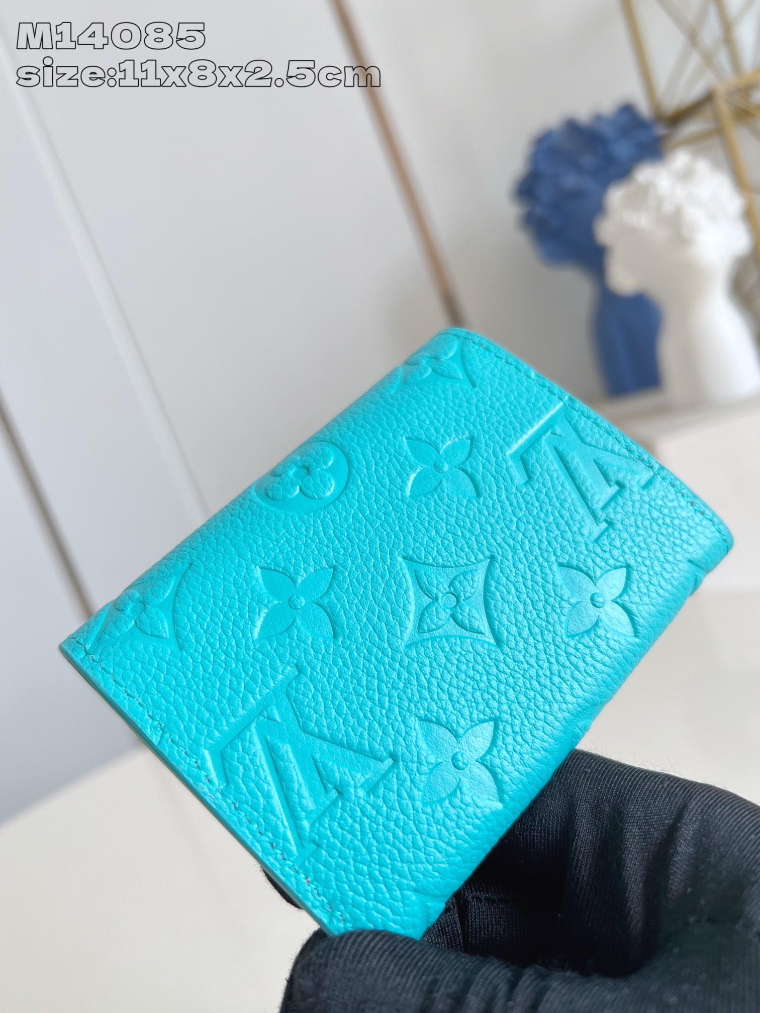 【顶级原单 M14085蓝 】這款Rosalie零錢包採用品牌經典的Monogram Empreinte