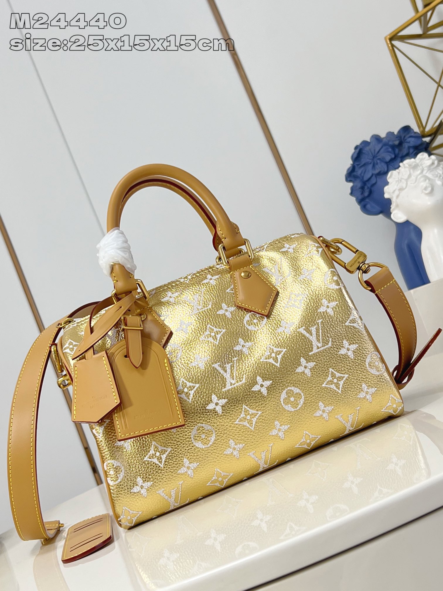 【顶级原单 M24440金 】本款 Speedy  Bandoulière 25 Monogram Le