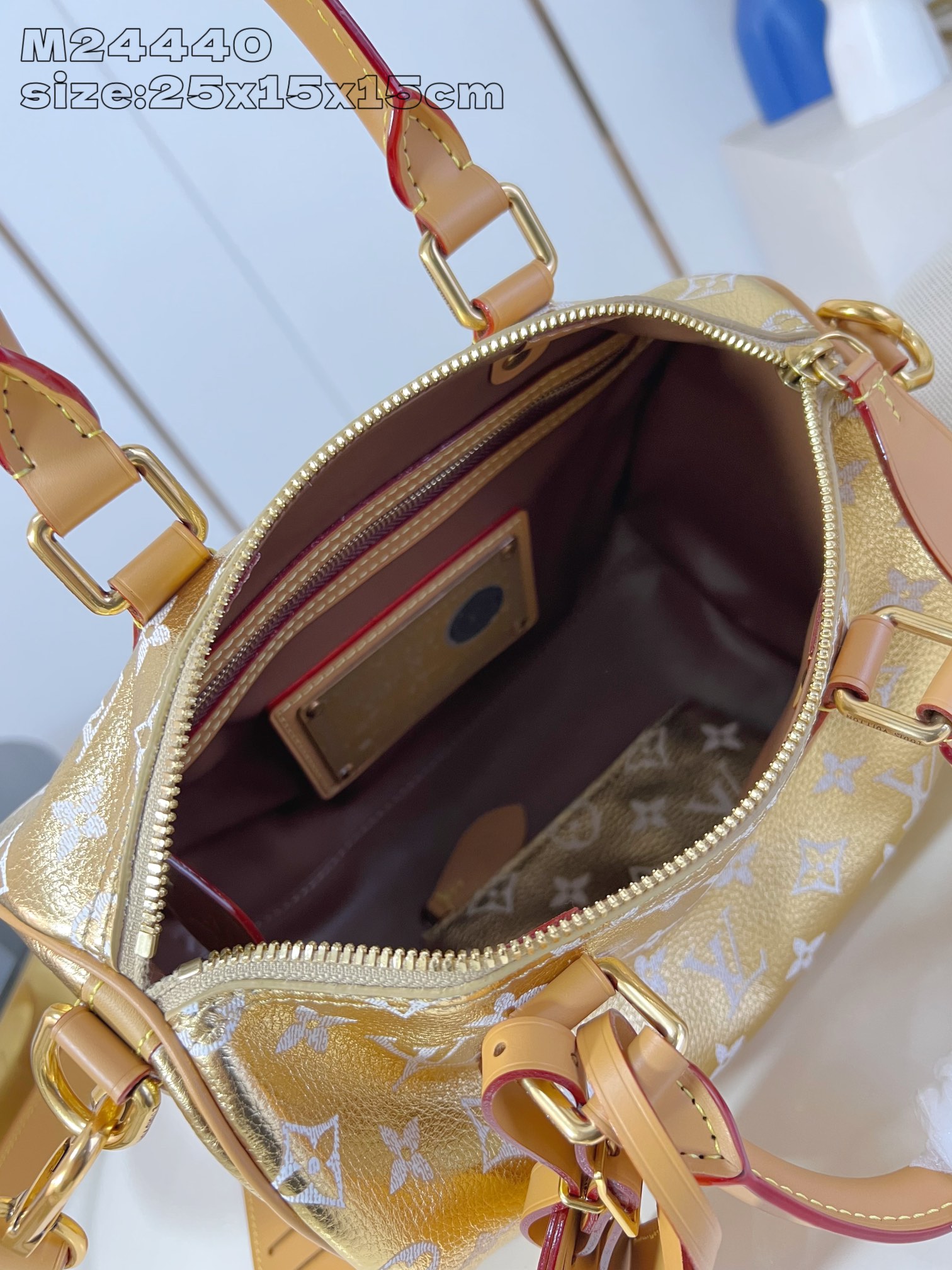 【顶级原单 M24440金 】本款 Speedy  Bandoulière 25 Monogram Le