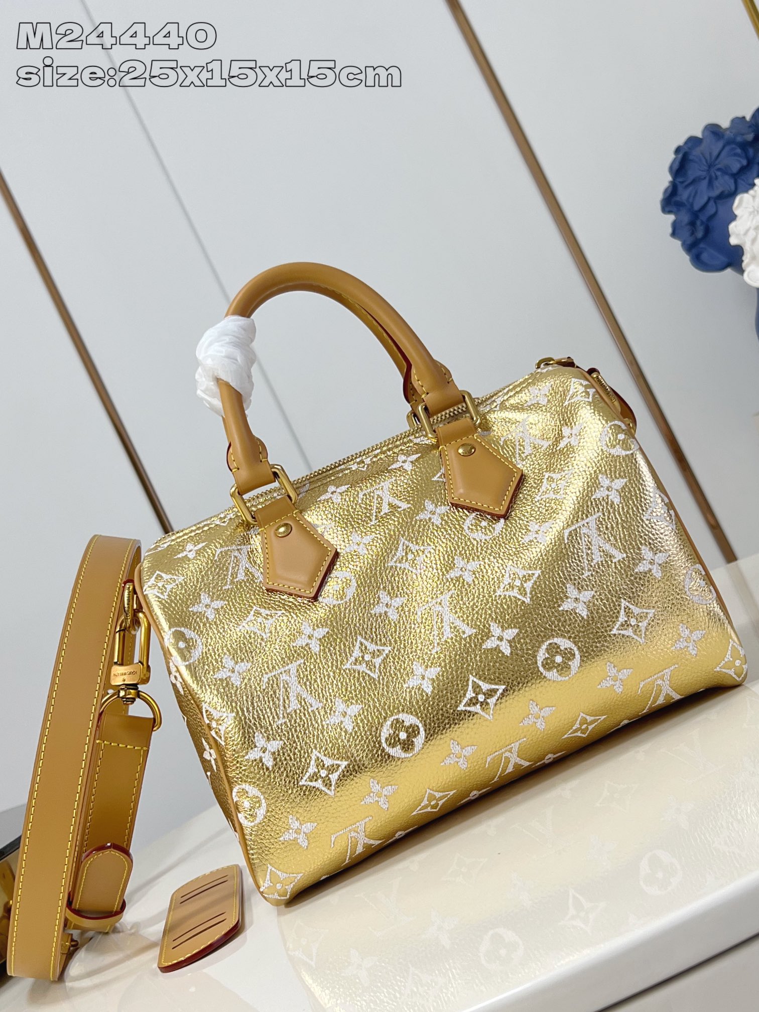 【顶级原单 M24440金 】本款 Speedy  Bandoulière 25 Monogram Le