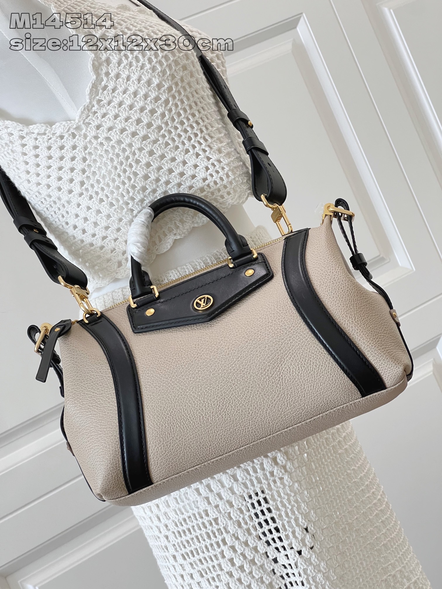 Louis Vuitton Biker Small Handbag, 12 x 12 x 30 cm, Leather Shoulder Bag