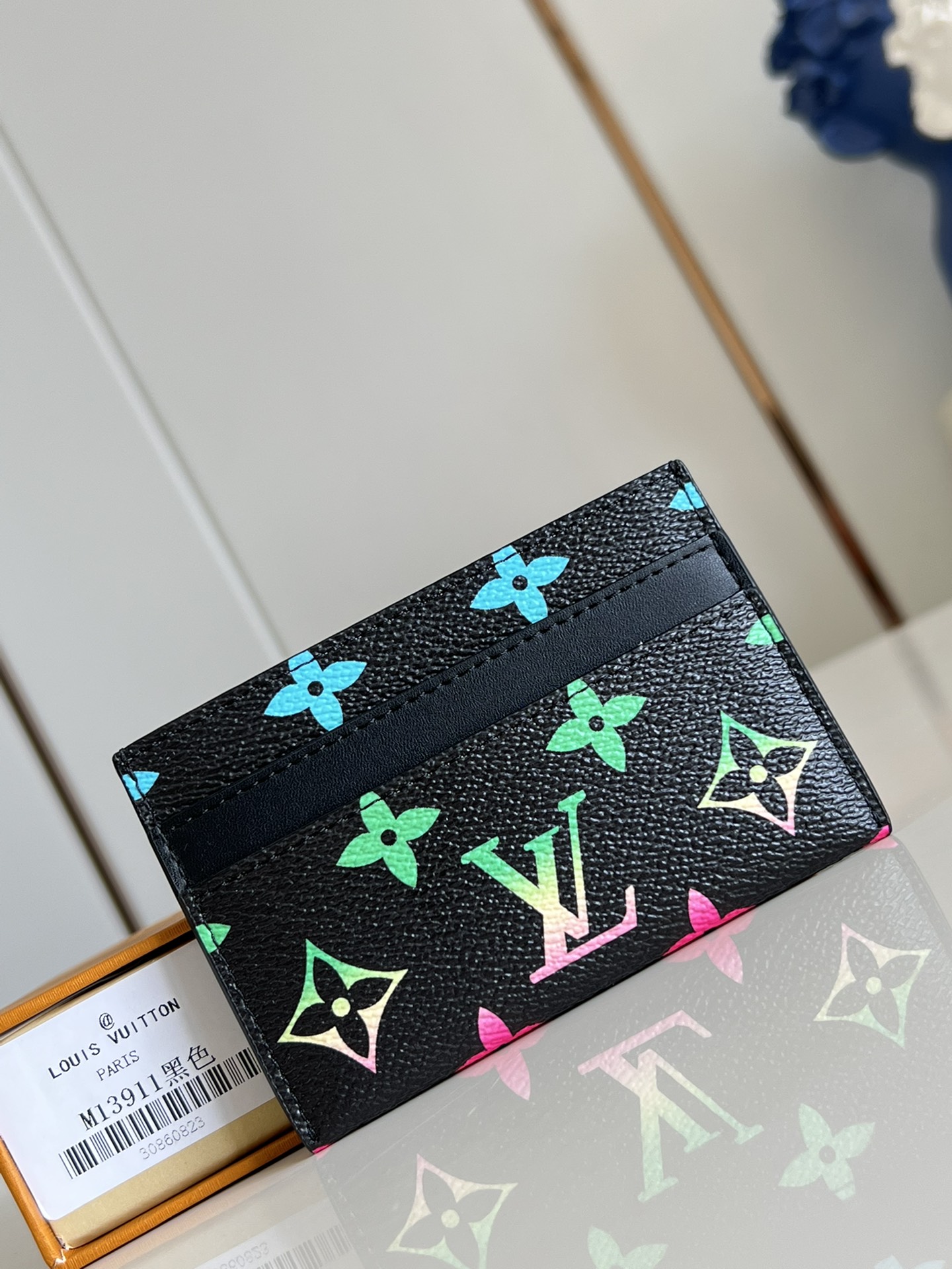 【顶级原单 M13911黑 】此款采用全新 Monogram Eclipse 涂层帆布材质的卡片夹风格靓
