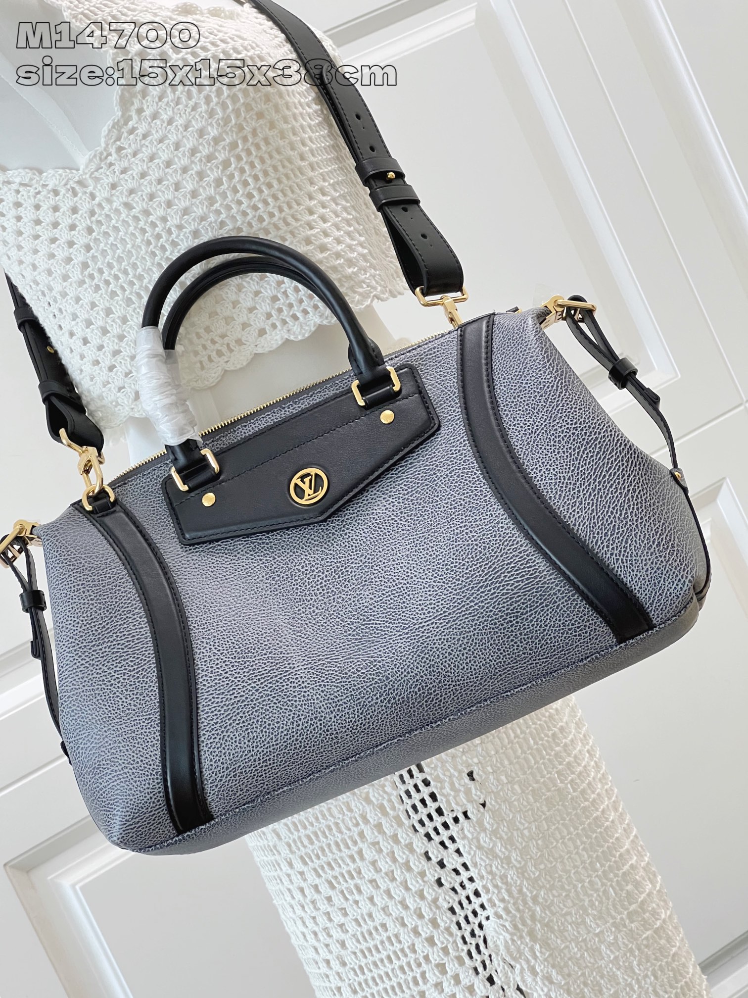 Louis Vuitton LV Biker Medium Handbag 15 x 15 x 38 cm in Grayish Brown