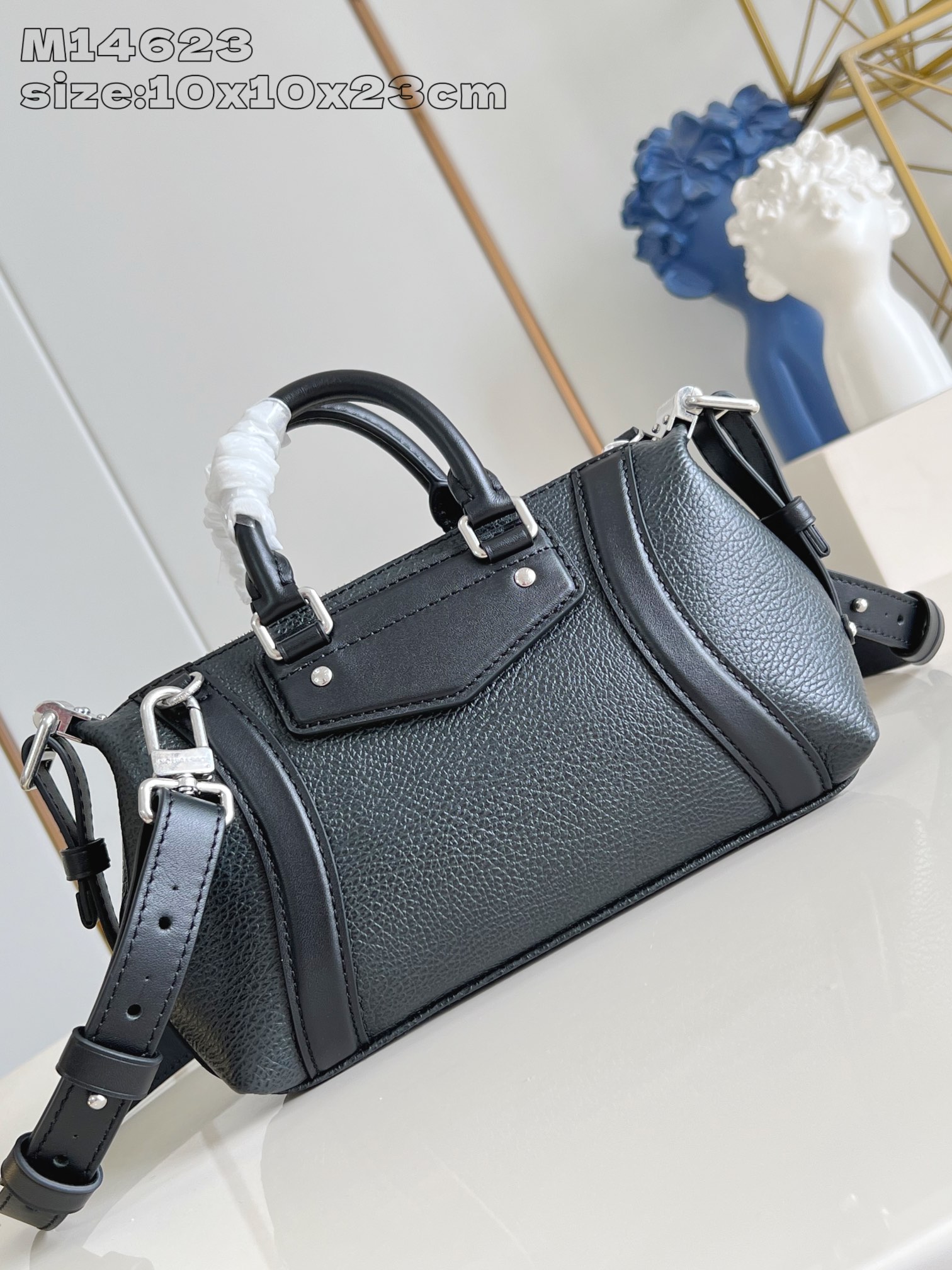 Louis Vuitton Nano Rider Bag Black Leather, 10 x 10 x 23 cm 5 i1744090275 2315 4