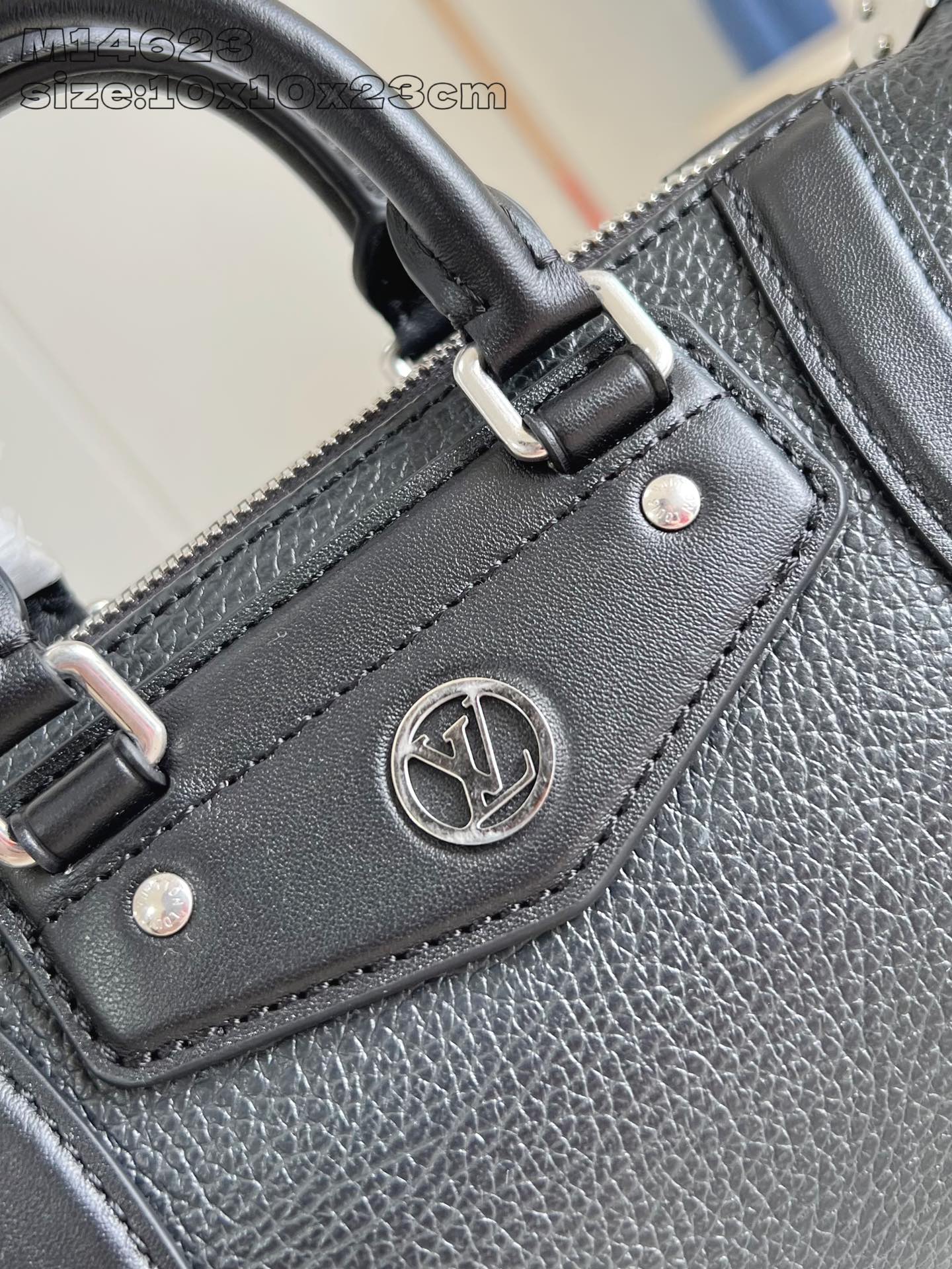 Louis Vuitton Nano Rider Bag Black Leather, 10 x 10 x 23 cm 3 i1744090276 6230 7