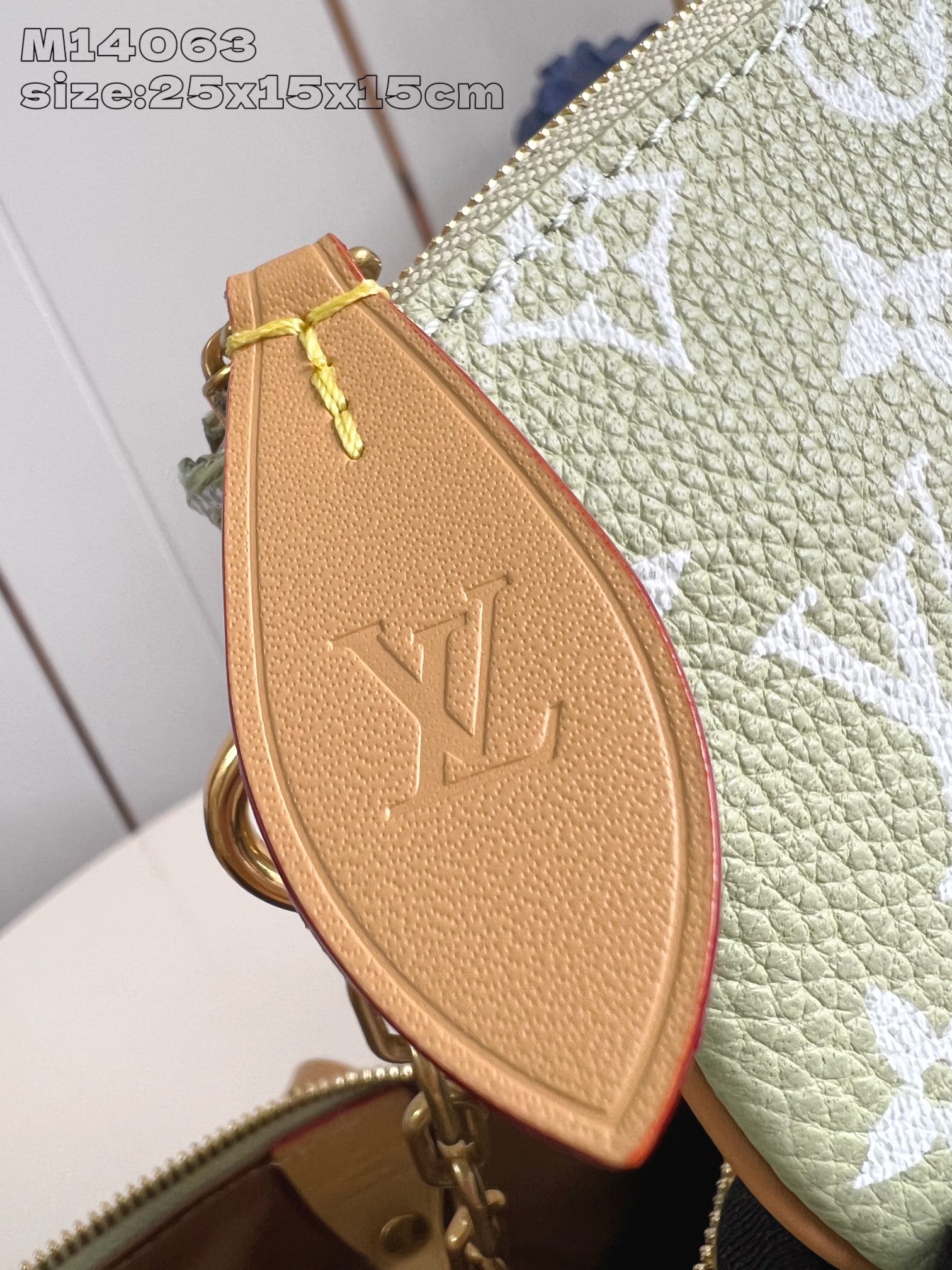 【顶级原单 M14063果绿 】本款 Speedy  Bandoulière 25 Monogram L