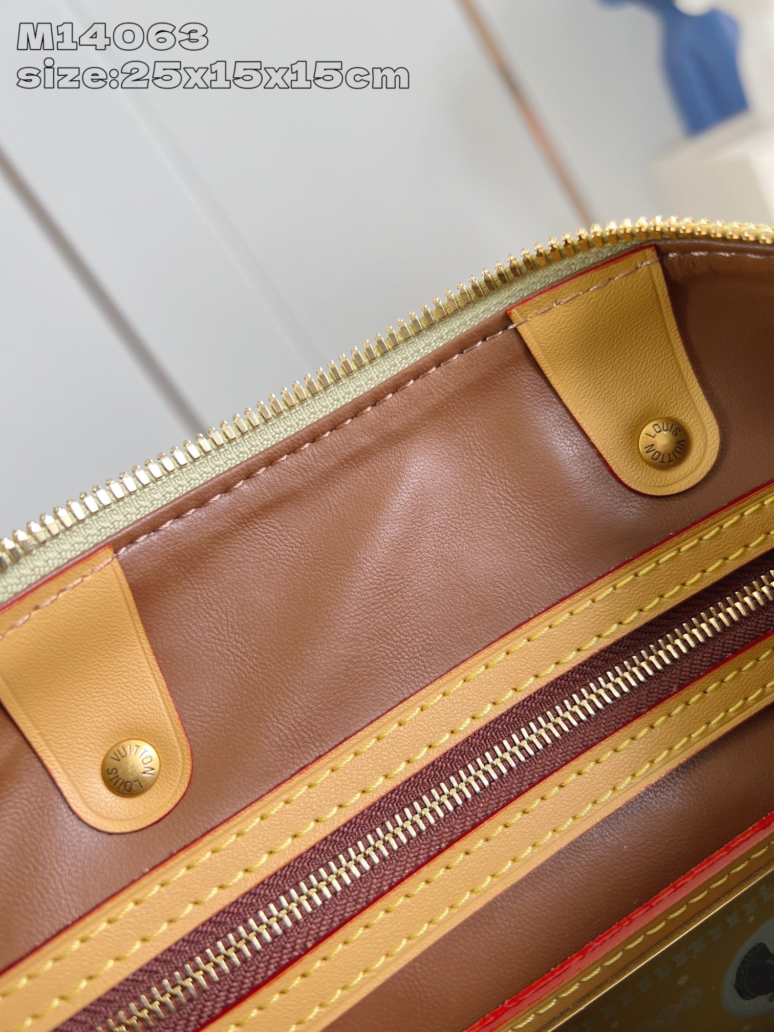【顶级原单 M14063果绿 】本款 Speedy  Bandoulière 25 Monogram L