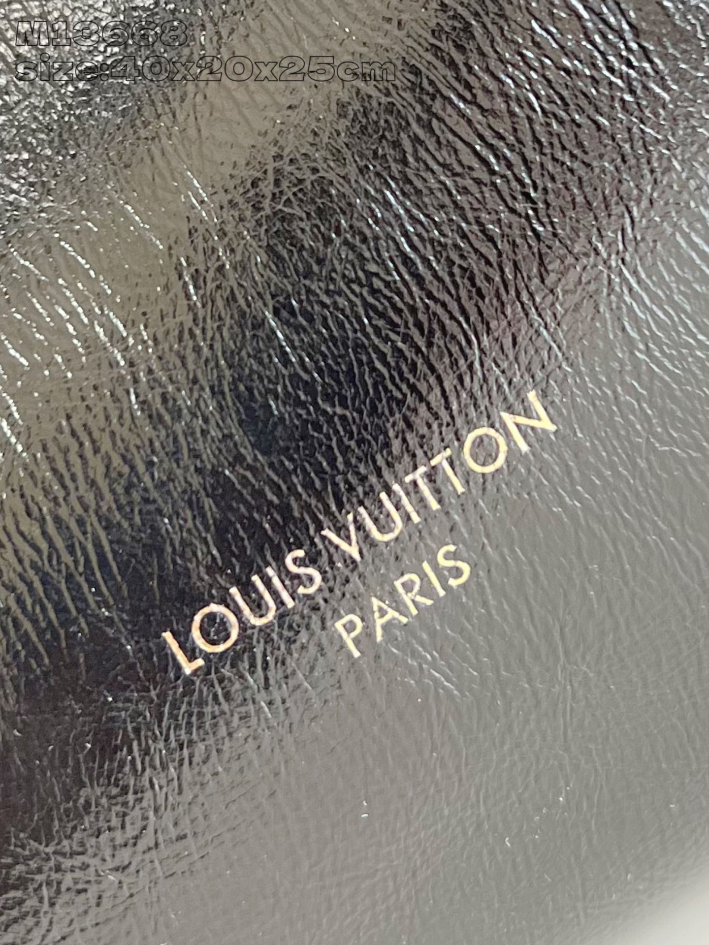 【顶级原单 M13668黑皱油蜡 】Louis Vuitton 2025 秋冬系列。 创意总监 Ni