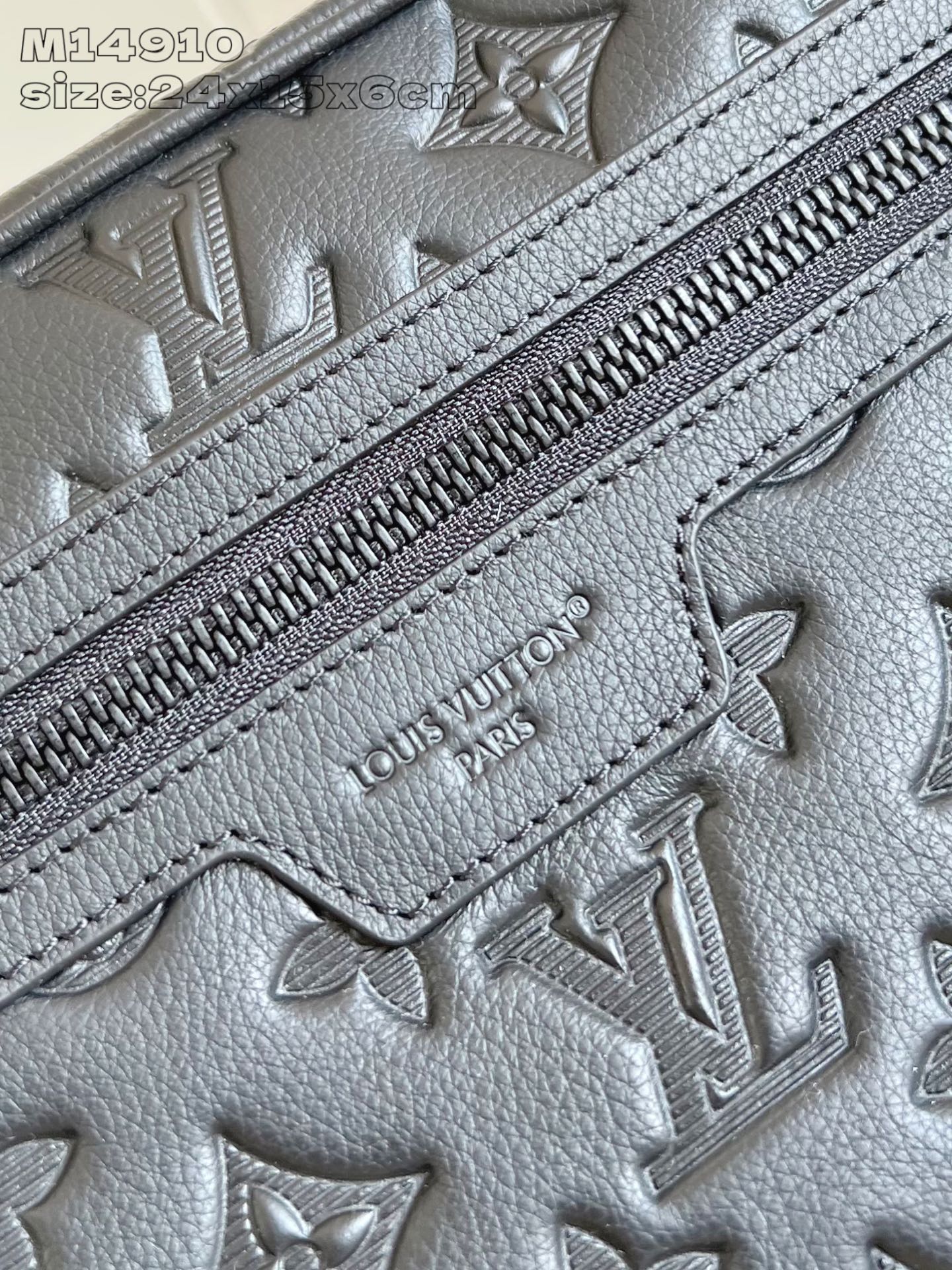 【顶级原单 M14910 】這款Pochette Kasai收納包以柔軟的Monogram Shadow