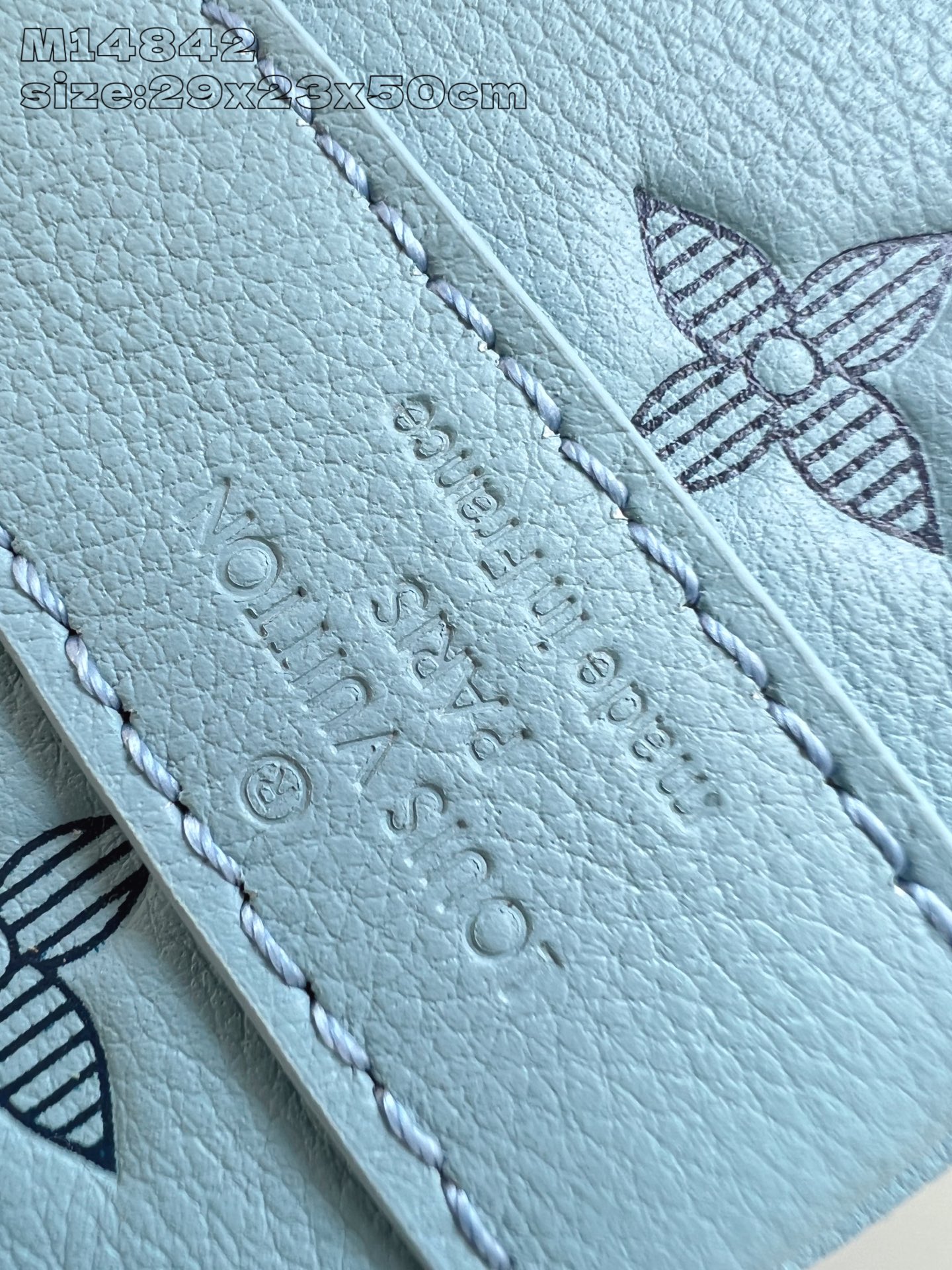 【顶级原单 M14842 】路易威登经典 Keepall 旅行袋释放 Monogram Shadow 皮